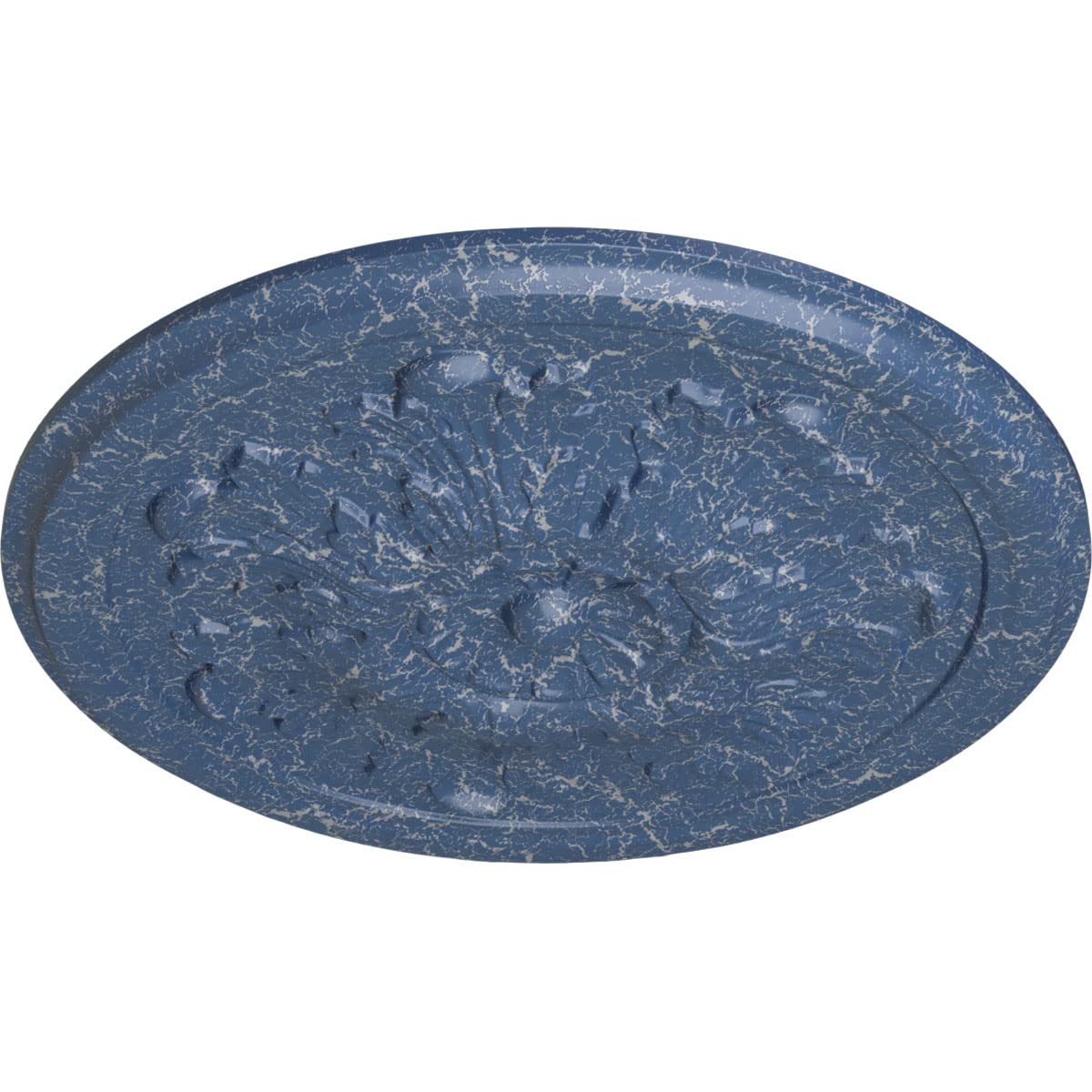 Ekena Millwork Cm12Leamc Legacy Acanthus Ceiling Medallion, 12 3/4''Od X 7/8''P (Fits Canopies Up To 3 1/2''), Hand Painted Amer