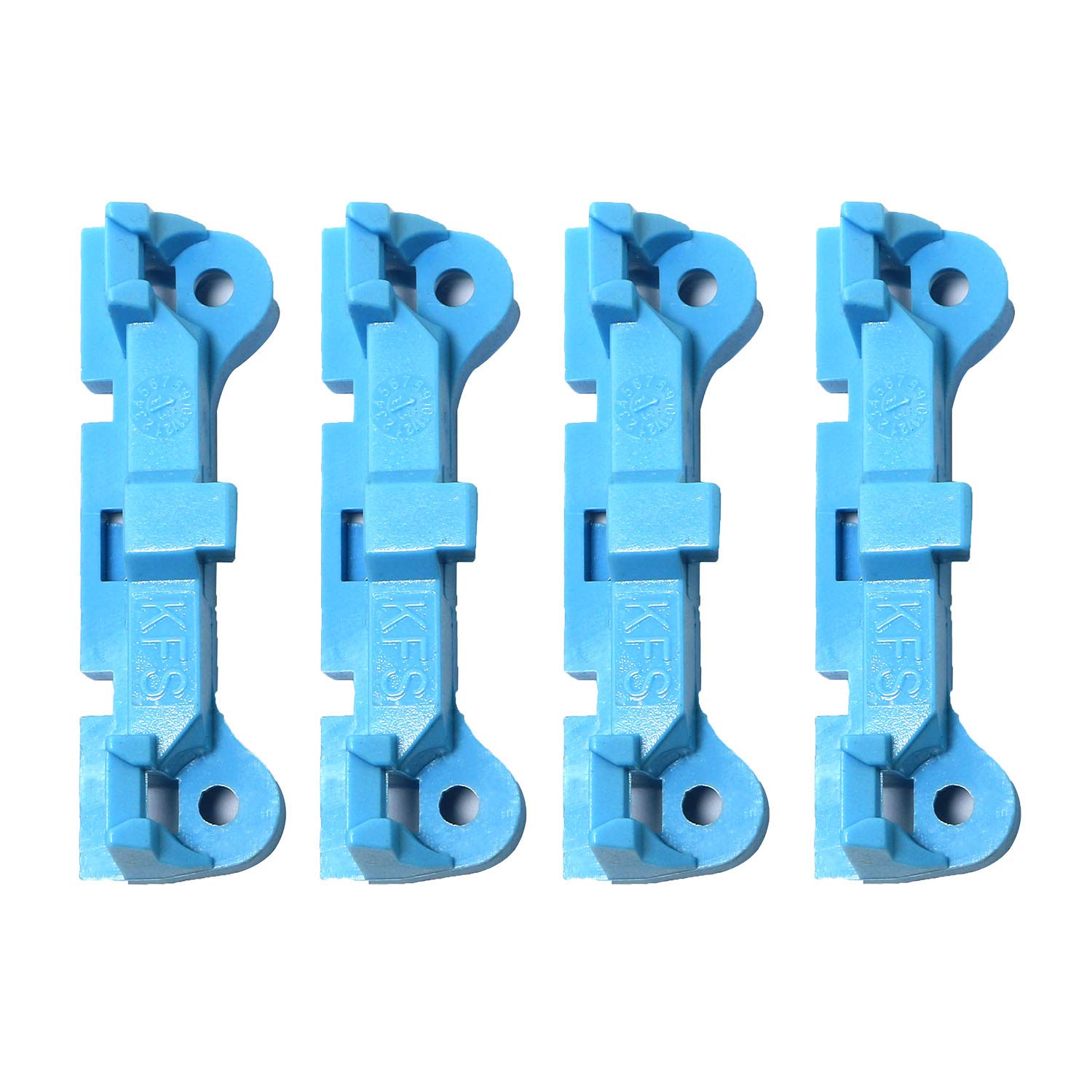 Rlecs 4Pcs Plastic Cpu Fan Retainer Bracket Base Parts For Am2 Am3 Fm1/2/2+/3 For Pc Heat Sink Cooling Fan Mounting, Blue