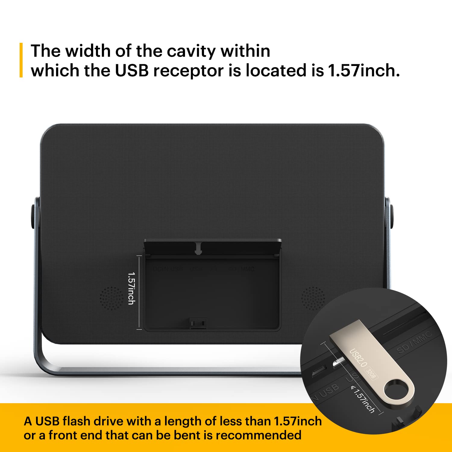 Kodak Wifi Digital Picture Frame 10.1 Inch With 16Gb Built In Memory,4000Mah Battery,1280 * 800 Touch Screen Cloud 2.4Ghz Wifi,