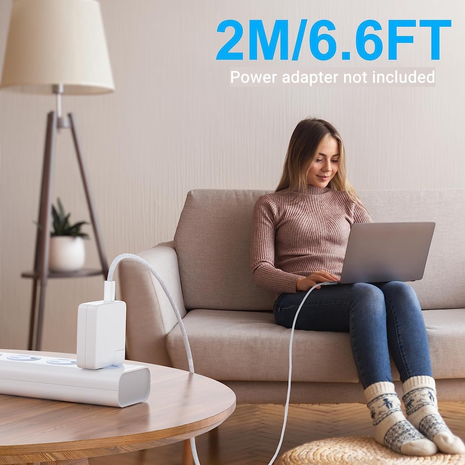 Vanfast 140W Usb C To Magnetic 3 Cable(2M/6.6Ft),Compatible With Macbook Air 2023/2022(M2),Macbook Pro 2023(M1,M2,14 16 Inch),Ma