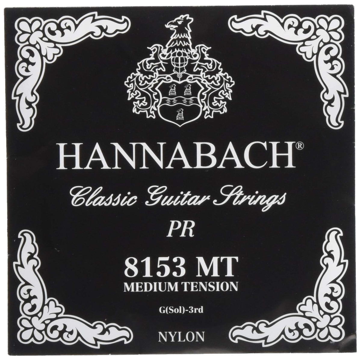 Hannabach Series 815 Medium Tension Silver Special Single G3 String For Classic Guitar (652523)