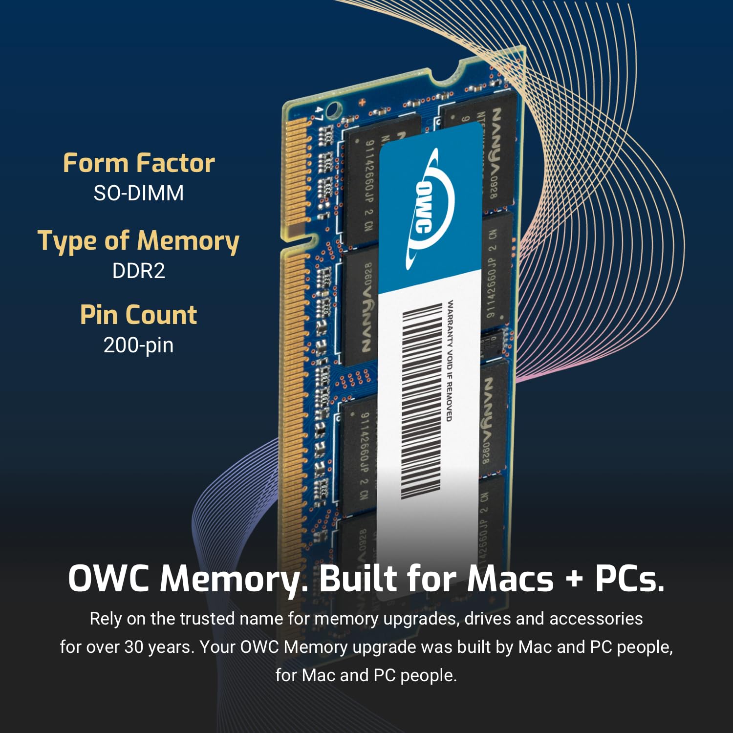 Owc 2Gb Pc5300 Ddr2 667Mhz So-Dimm Memory Ram Upgrade Compatible With Macbook, Macbook Pro, Imac, And Mac Mini Models With Core