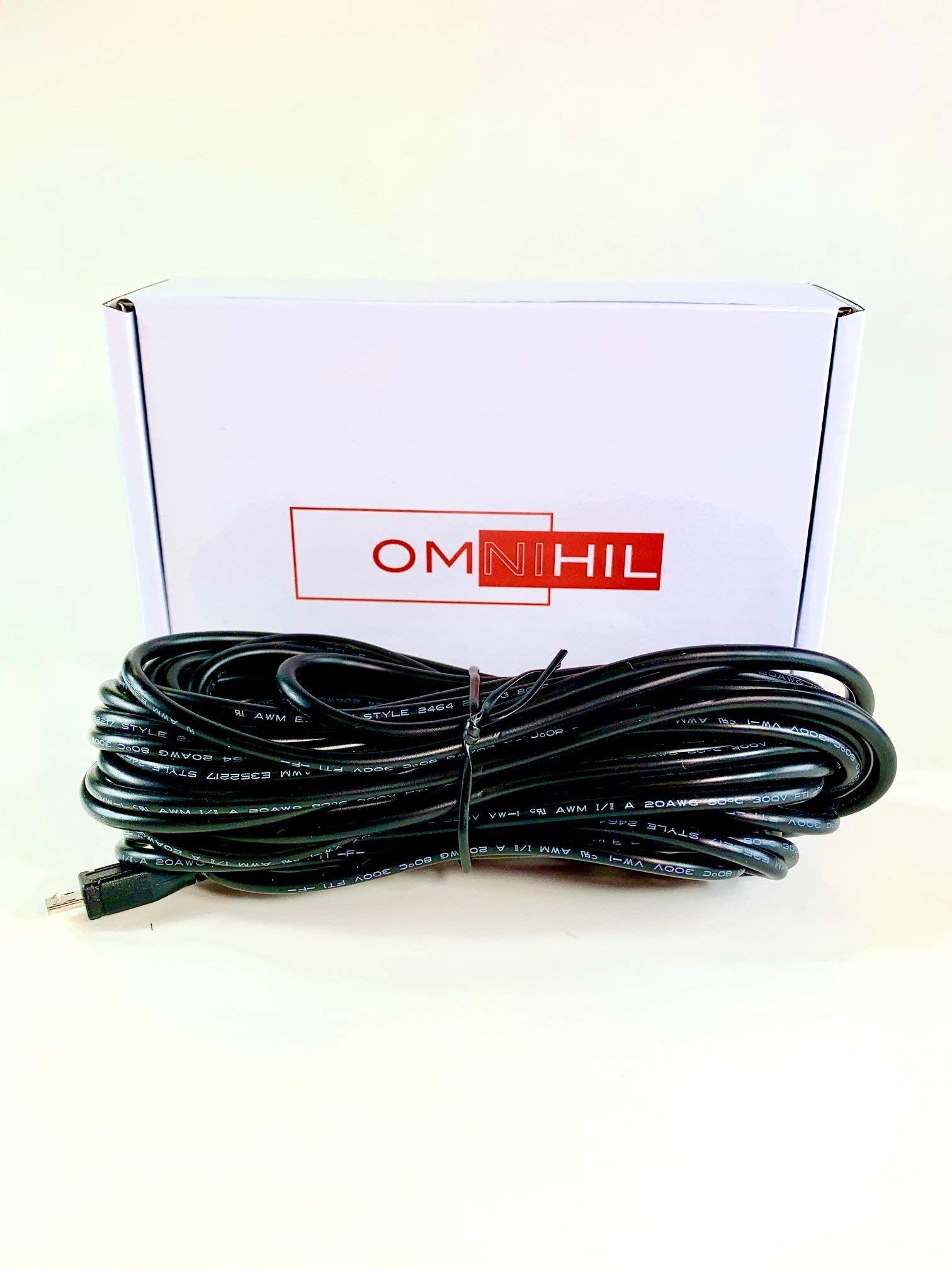 Omnihil 30 Feet Long High Speed Usb 2.0 Cable Compatible With Dymo Mimioteach Icd02 01