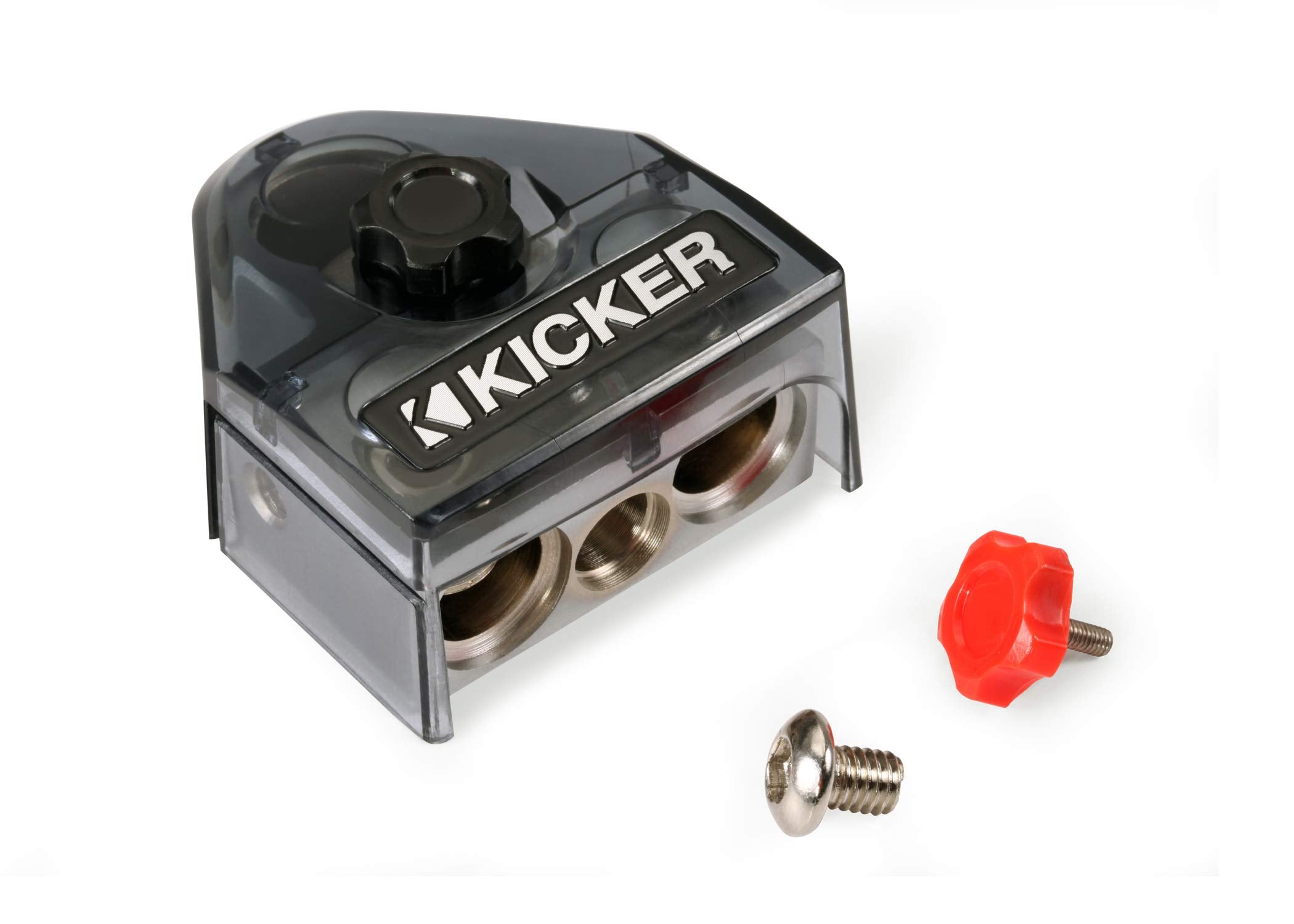 Kicker 46Bt4 Btpn3 Positive Or Negative Battery Terminal, 2 0/8Ga 1 4/8Ga Out
