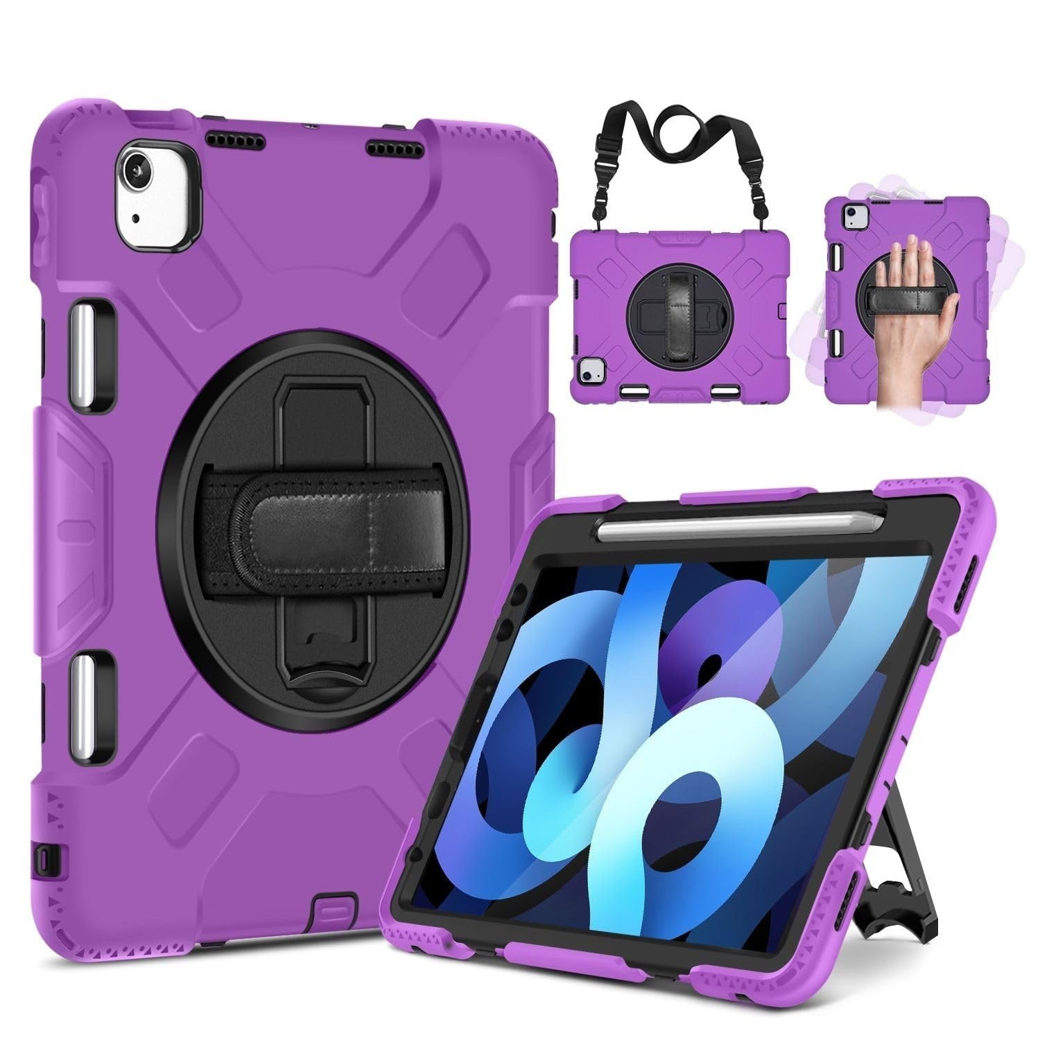 TNP Protective Case for iPad Air 6th M2 2024 11 Inch, 5th 4th Gen 10.9 inch and iPad Pro 4th 3rd 2nd Generation (2022 2021 2020 