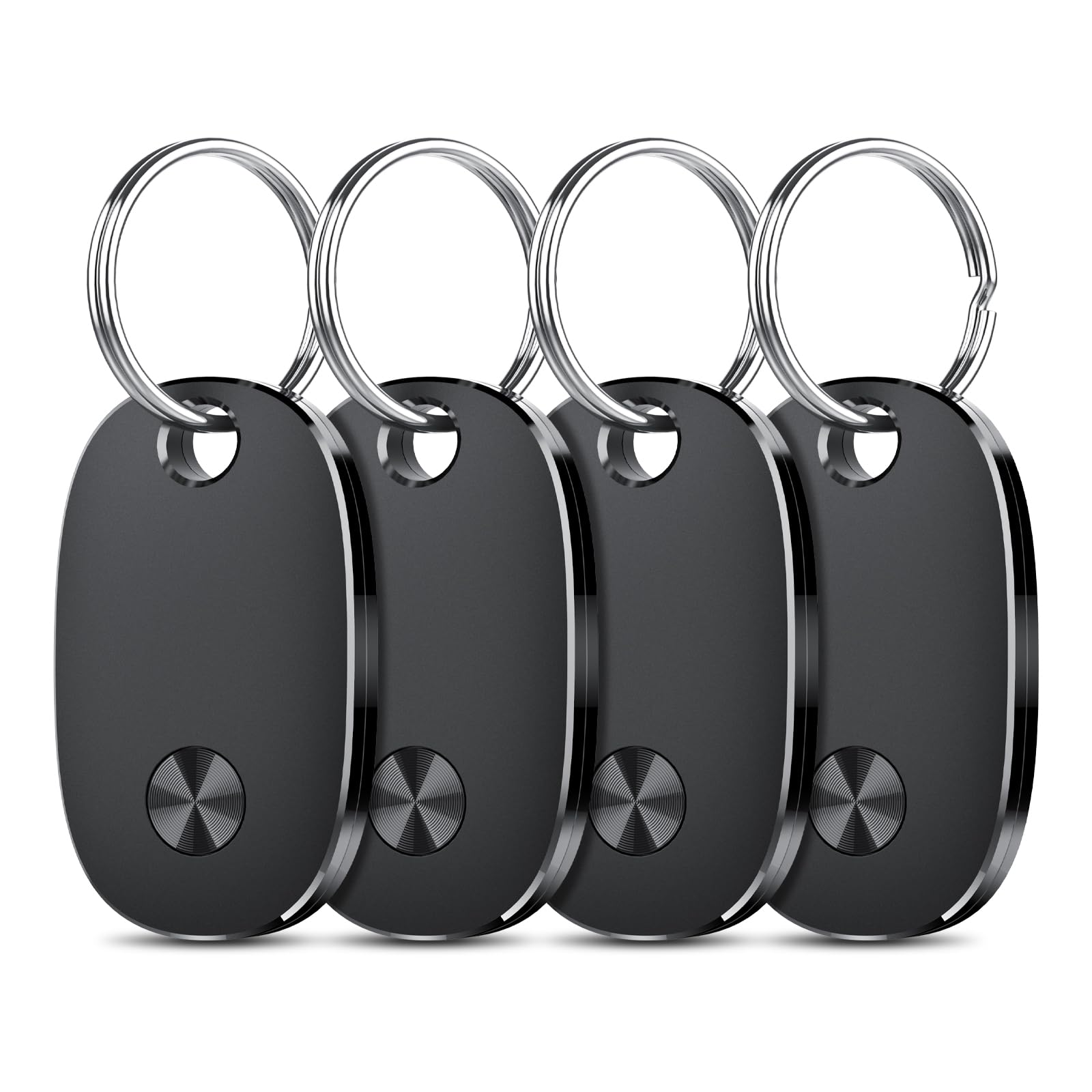 Tracker Tags-4 Pack, Bluetooth Tracker Works with Apple Find My APP (iOS Only), Keys Finder and Item Locator for Luggage, Backpa