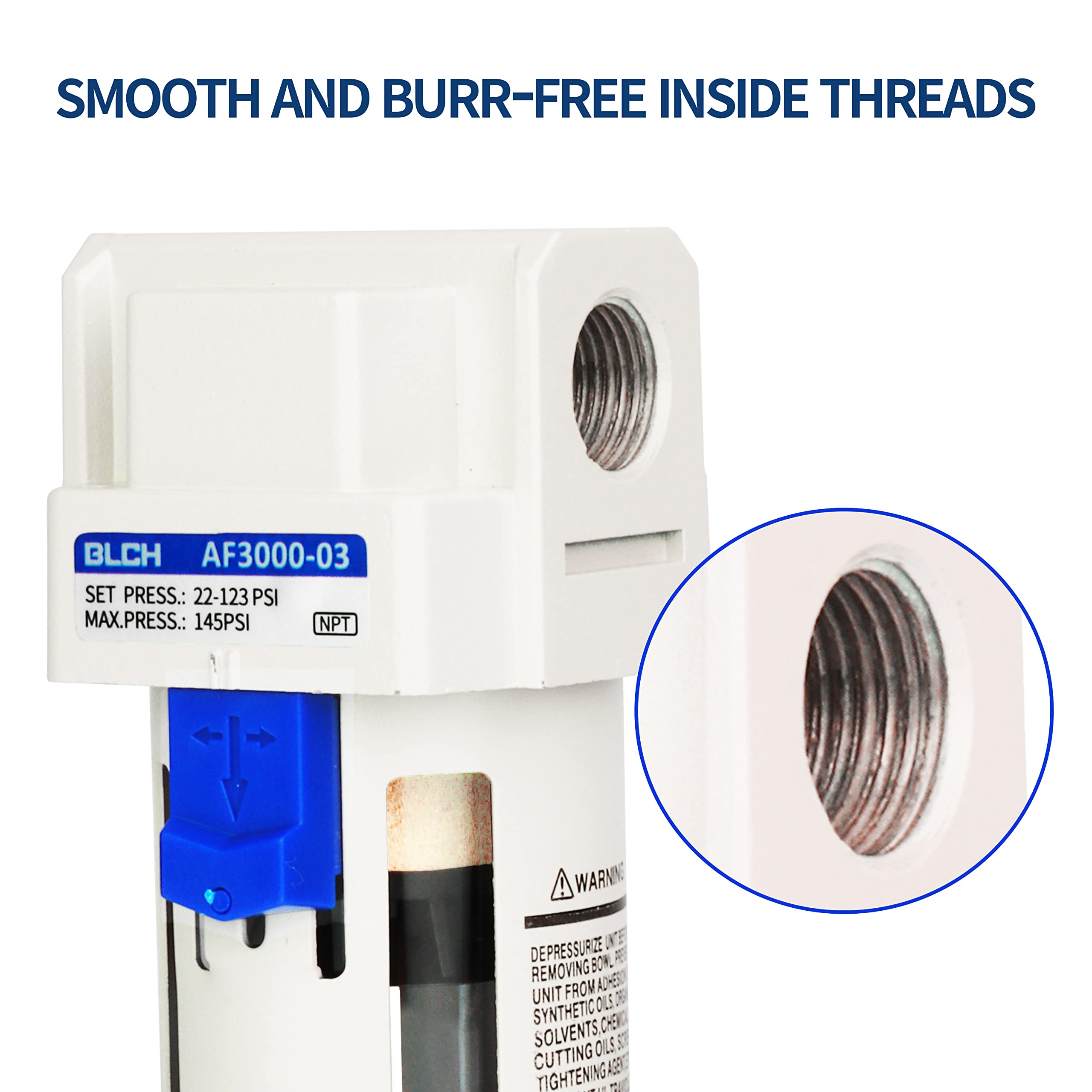 BLCH 3/8 NPT Air Compressor Filter - Air Dryer for Compressor ...