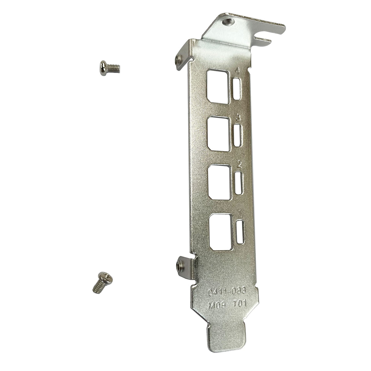 New Low Profile Short Bracket Replacement For Nvidia Quadro K1200 Nvs 510 P400 P600 P620 P1000 K1200 Nvs510 T600 T1000 With 2X Screws