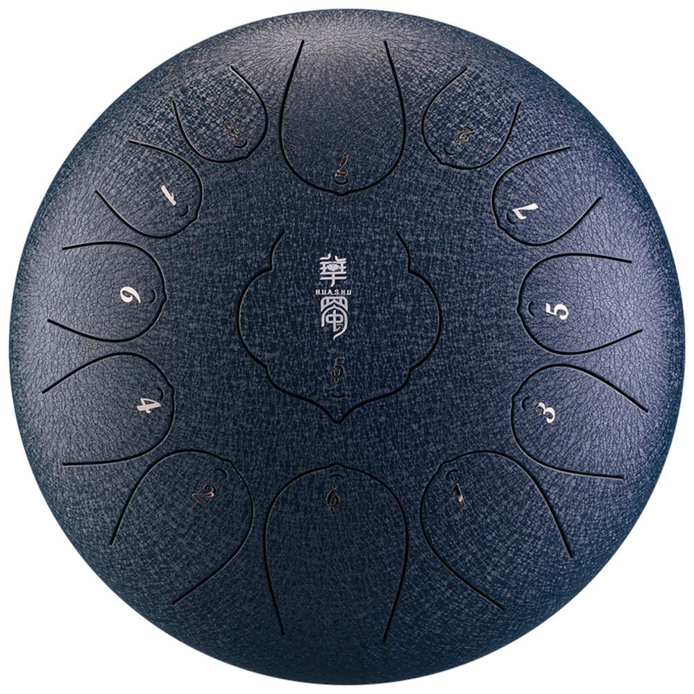 12 Inch 13Tone Steel Tongue Drum Mini Hand Pan Drums With Drumsticks Percussion Musical Instruments