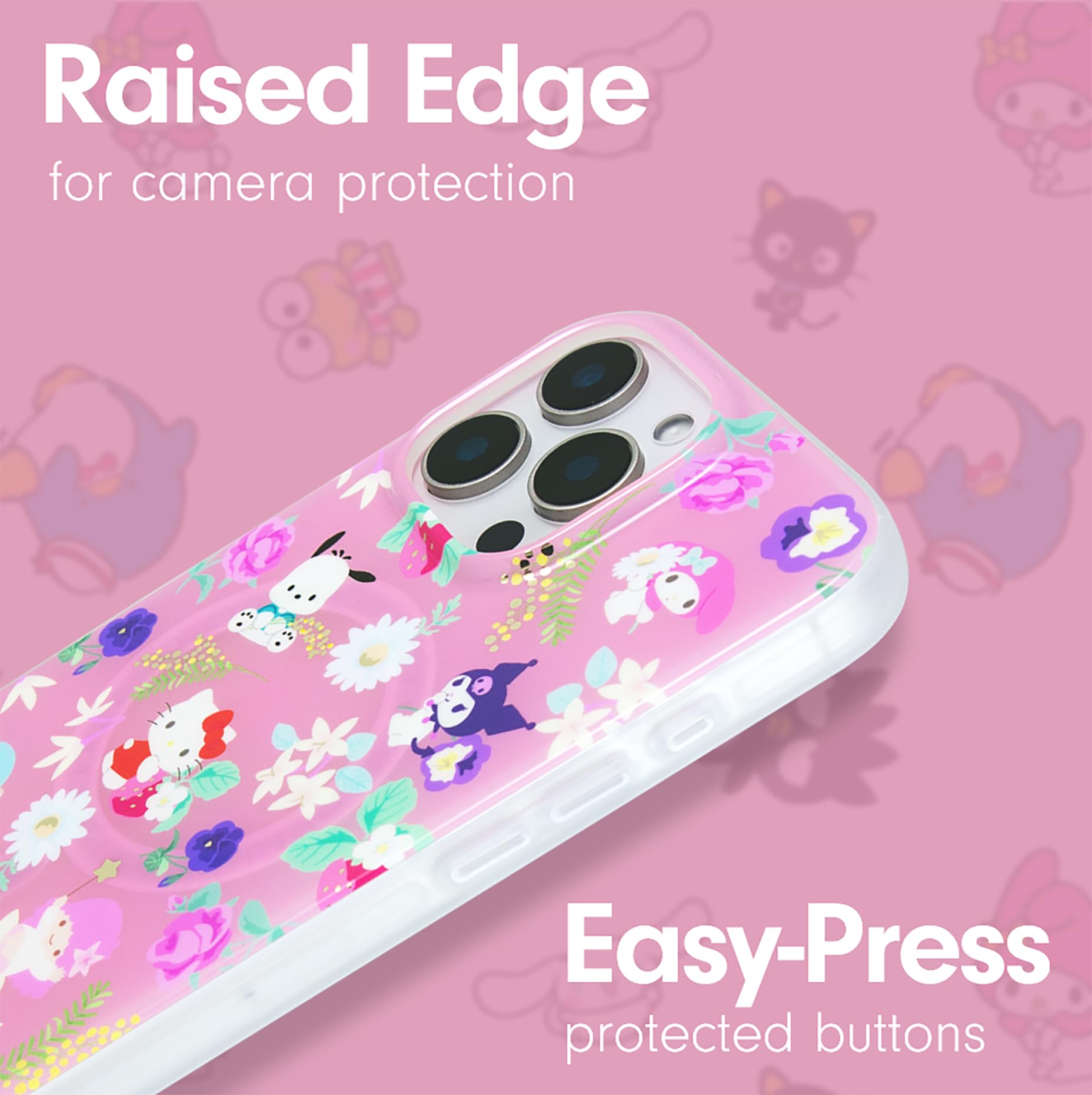 Sonix X Sanrio Case For Iphone 16 Pro Max | Compatible With Magsafe | 10Ft Drop Tested | Hello Kitty And Friends Floral