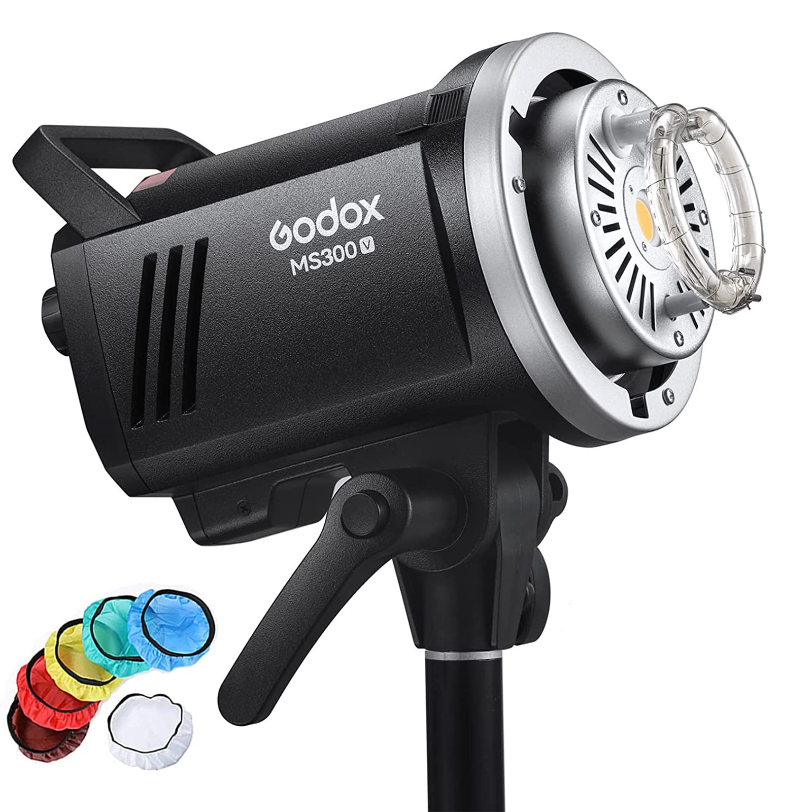 Godox Ms300 V Ms300V Studio Flash  300W, 2.4G Wireless 5600K Cct Led Light 0.1~1.8S Recycle Time Bowens Mount, Outstanding Power