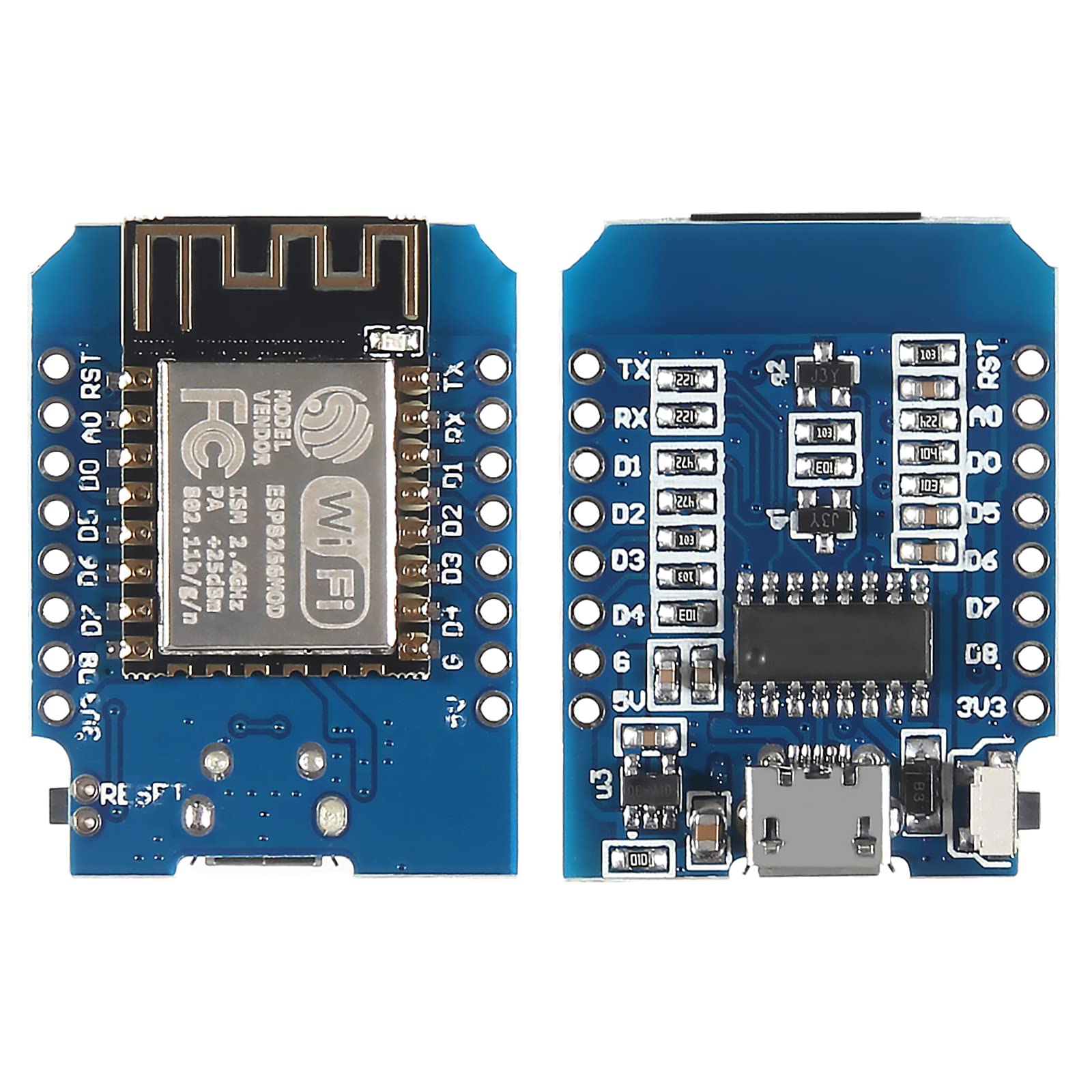 Coliao 10Pcs Esp8266 Esp 12F Nodemcu Lua Mini Wireless D1 Module Nodemcu Lua 4M Bytes Wlan Wifi Internet Development Board Compa