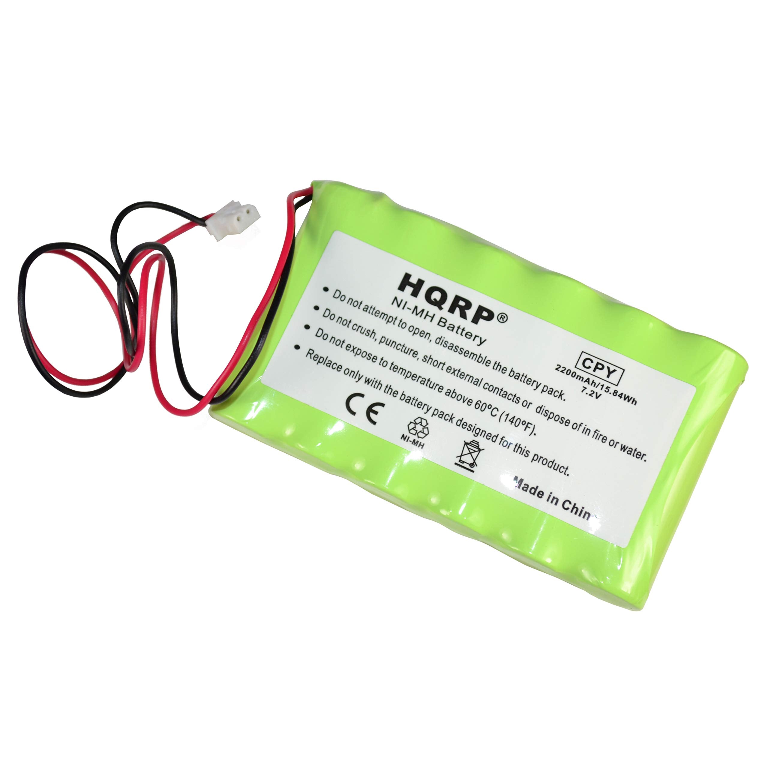 Hqrp Battery 2200Mah Compatible With Ademco Honeywell Lynx Lynxrchkithc Lynxrchkit Hc K5109 781410403291 55026089 Walynx Rchb Sc Walynxrchbsc Lynxrchkit Sc Replacement