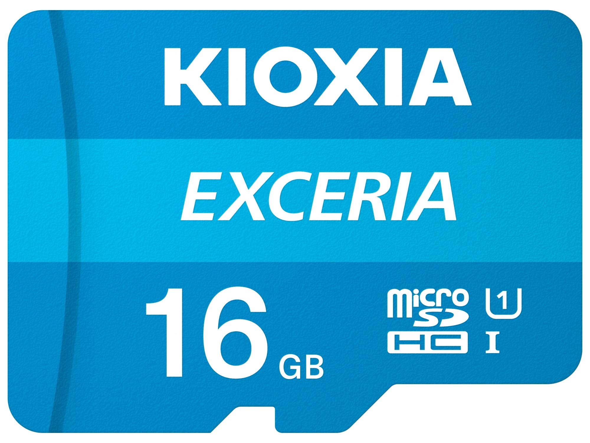 Kioxia 16Gb Exceria Microsd Memory Card U1 Class 10 100Mb/S Max Read Speed, Full Hd Video Recording