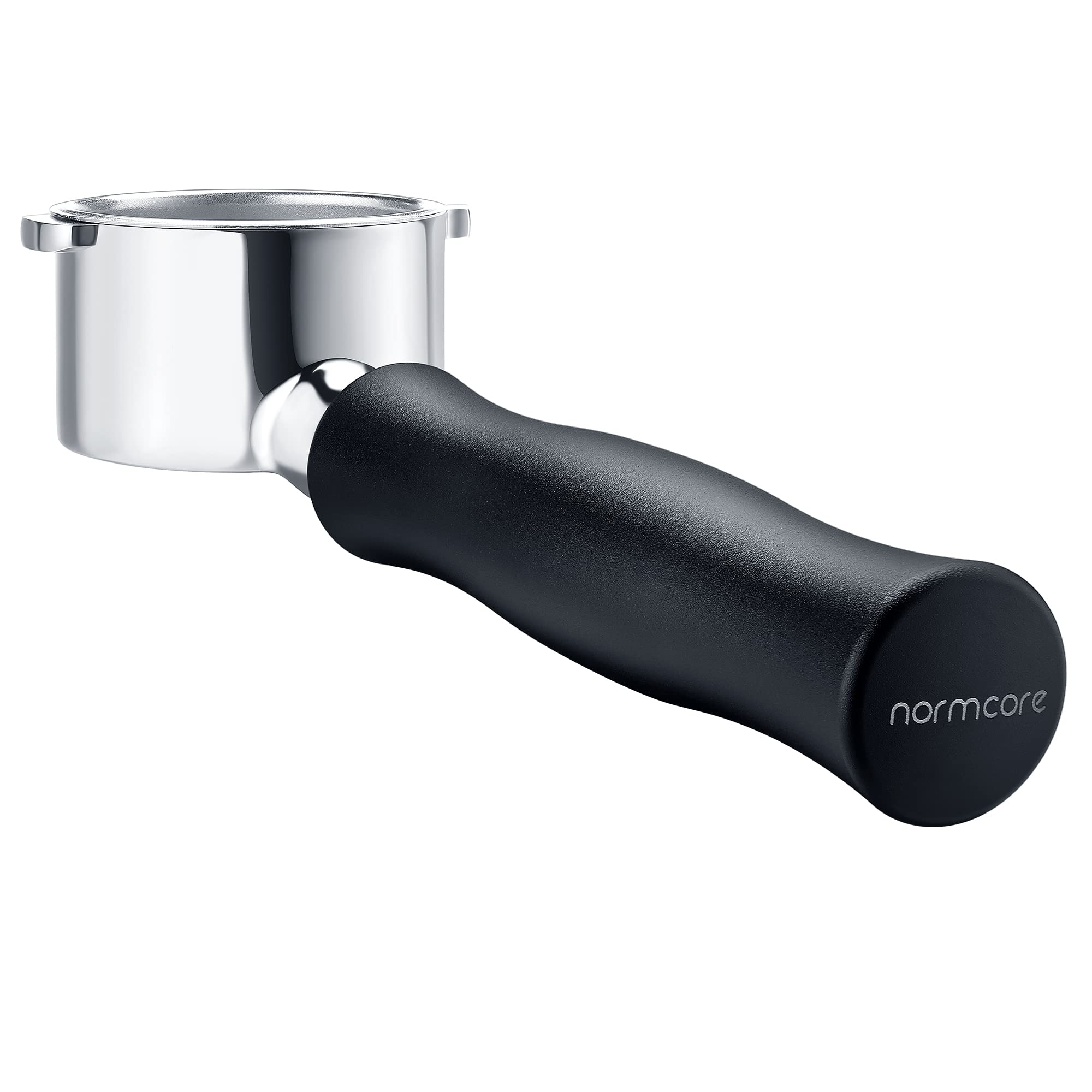 Normcore 51Mm Naked Bottomless Portafilter 2 Ears Fits Delonghi Ecp3420/Ec155/Bco430/Ec260 With Anodized Aluminum Handle (Basket