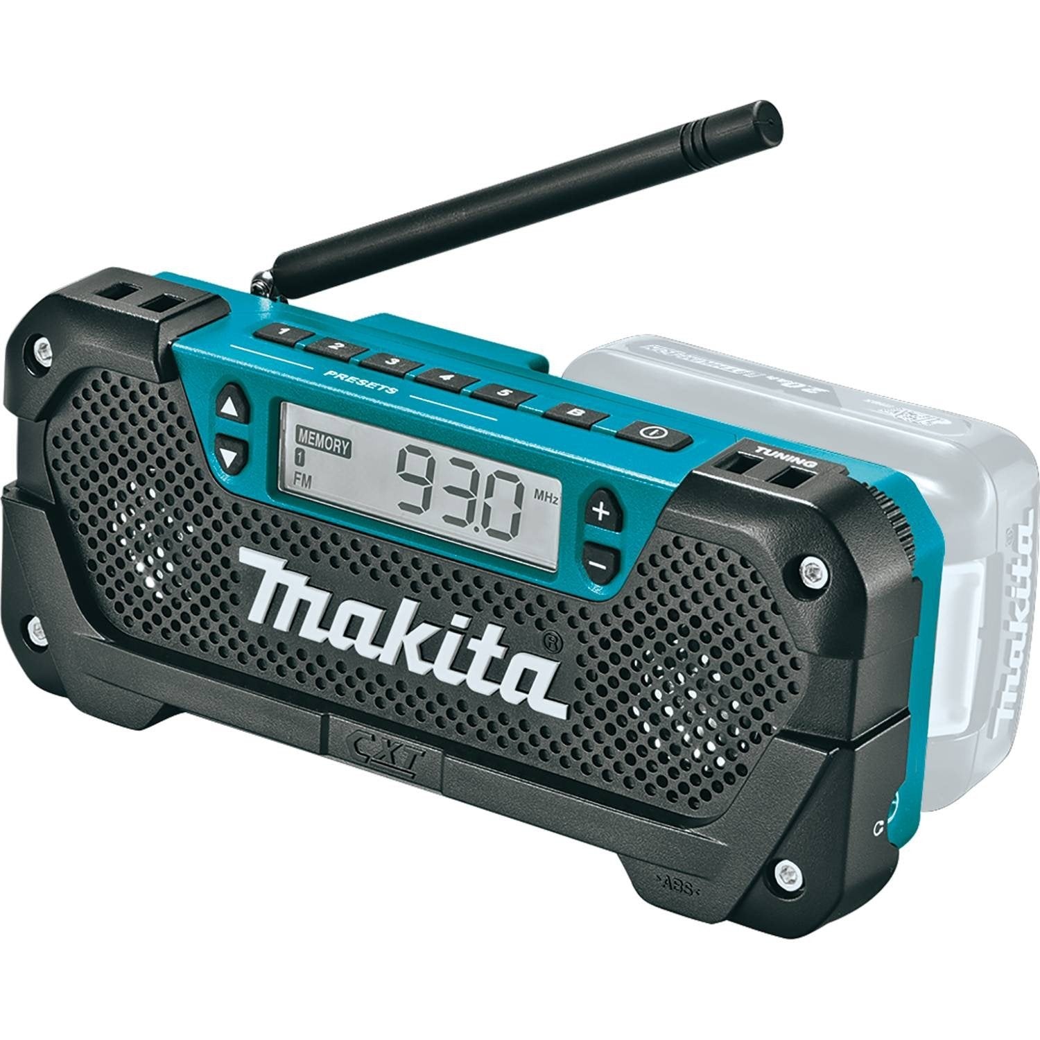 Makita Rm02 12V Max Cxt� Lithium Ion Cordless Compact Job Site Radio, Tool Only