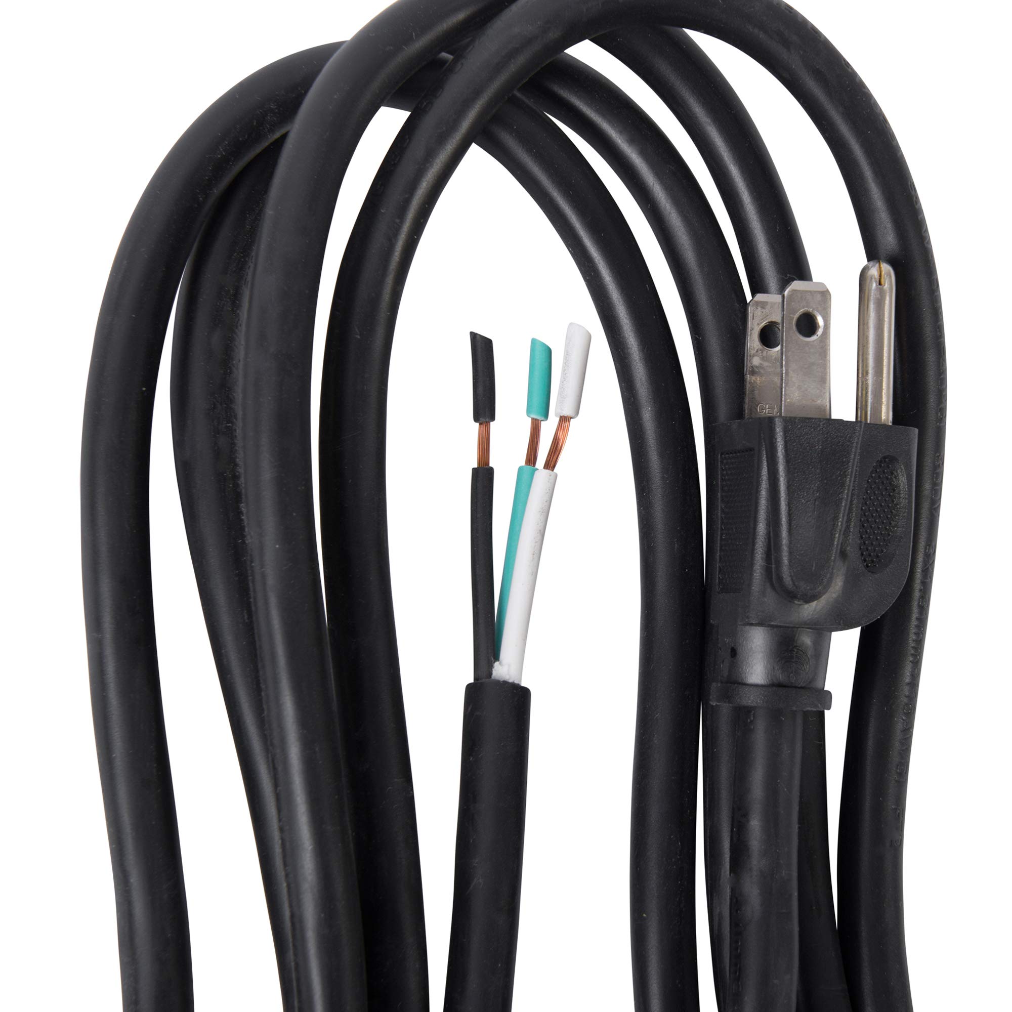 Bergen Industries Inc Ps915143 3 Wire Appliance And Power Tool Cord, 9 Ft, 14 Awg, 15A/125V Ac, 1875W,Black