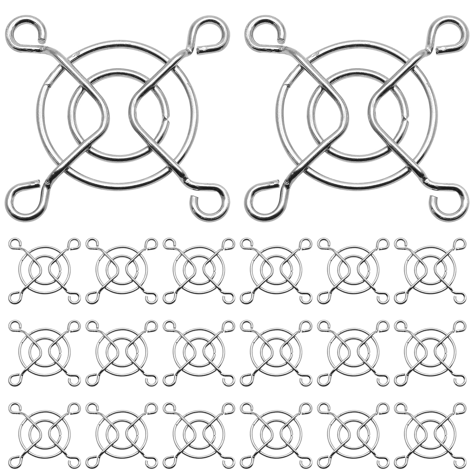 Aracombie 20PCS PC Fan Cover Metal Finger Grill Fan Guard for Computer,DVR and Other Small Appliances Series(40mm)