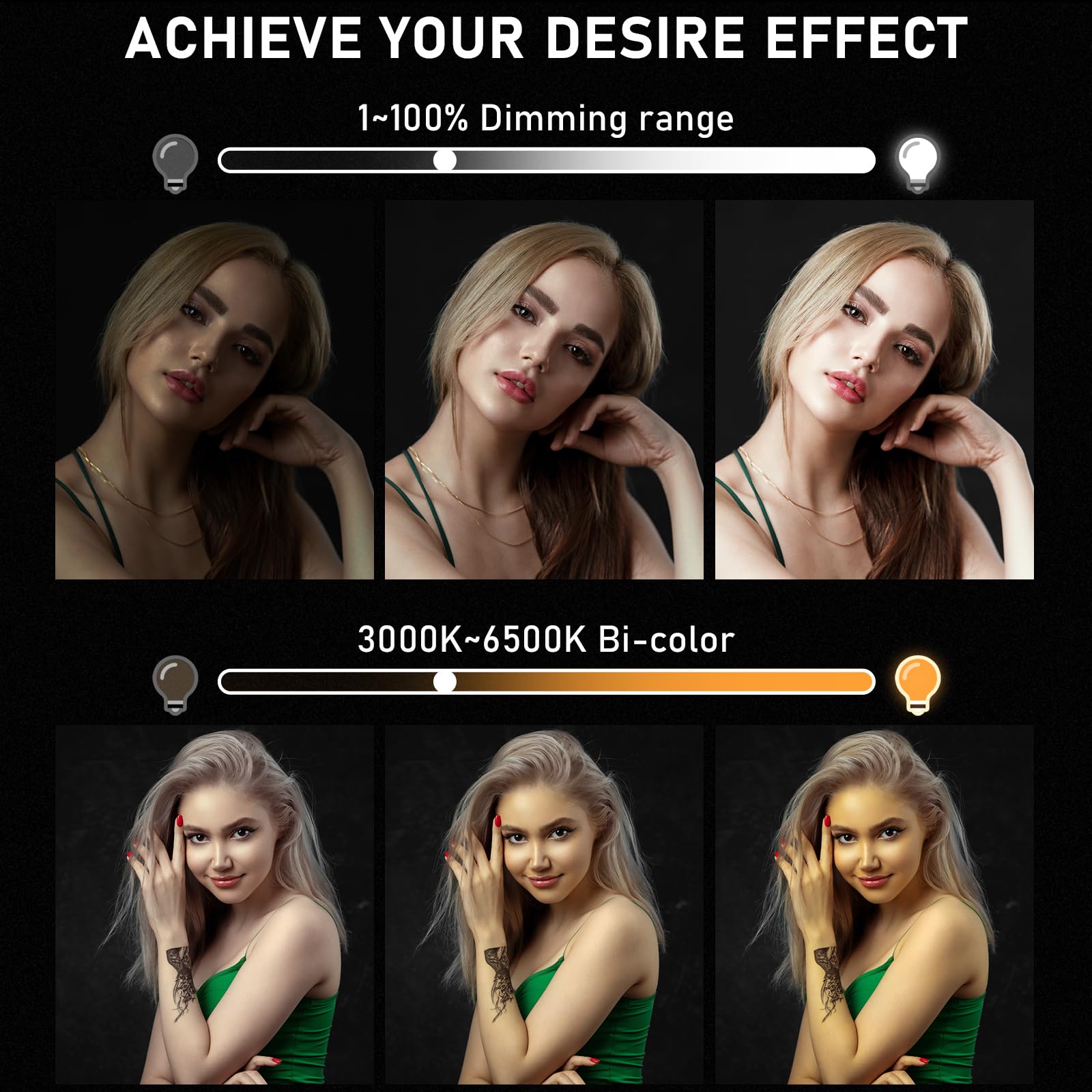 Hagibis 21 Inch Ring Light With Stand Outer 55W 5600K Dimmable Led Light, Tripod Stand,And Phone Holder,Remote Controller,Carryi