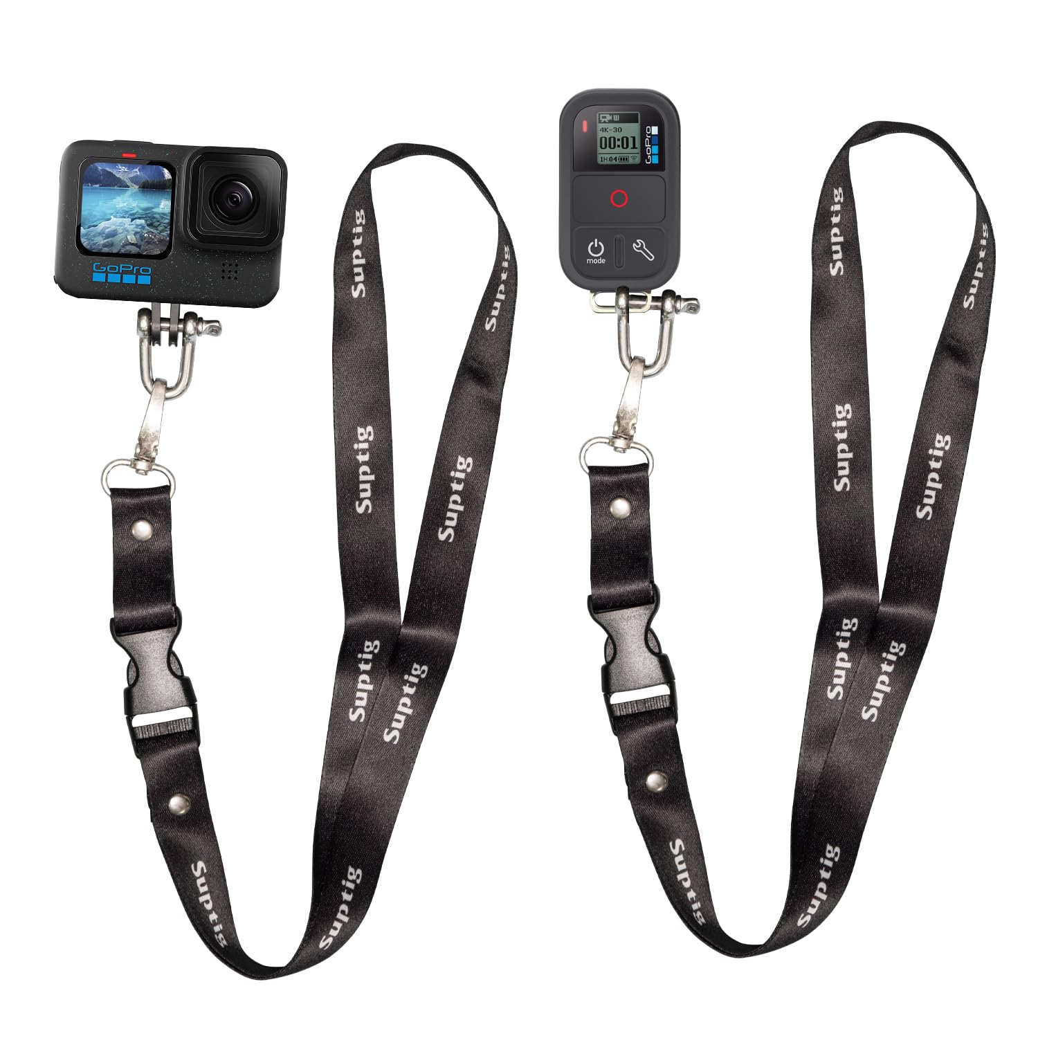 Suptig Neck Lanyard For Gopro Hero 13 Hero 12 Hero 11 Hero 10 Hero 9 Hero 8 Hero 7 Hero 6 5 4 Hero Session Gopro Max Gopro Fusio