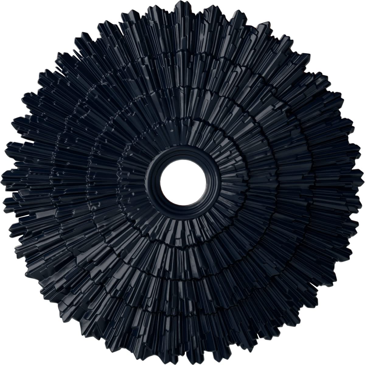 Ekena Millwork CM24ENMDF 24 3/4OD X 3 1/4ID X 1 7/8P Eryn Ceiling Medallion Fits Canopies Up To 4, Midnight Dream