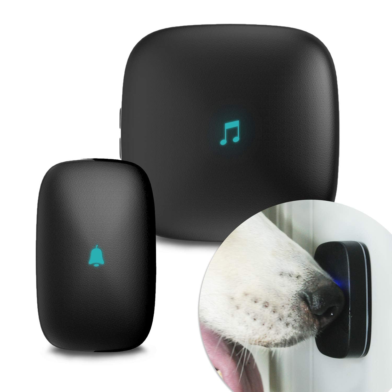 Dog Bell For Potty Training   Touch Activated Wireless Dog Door Bell For Puppy Training   Waterproof Pet Training Bell W/Over 10