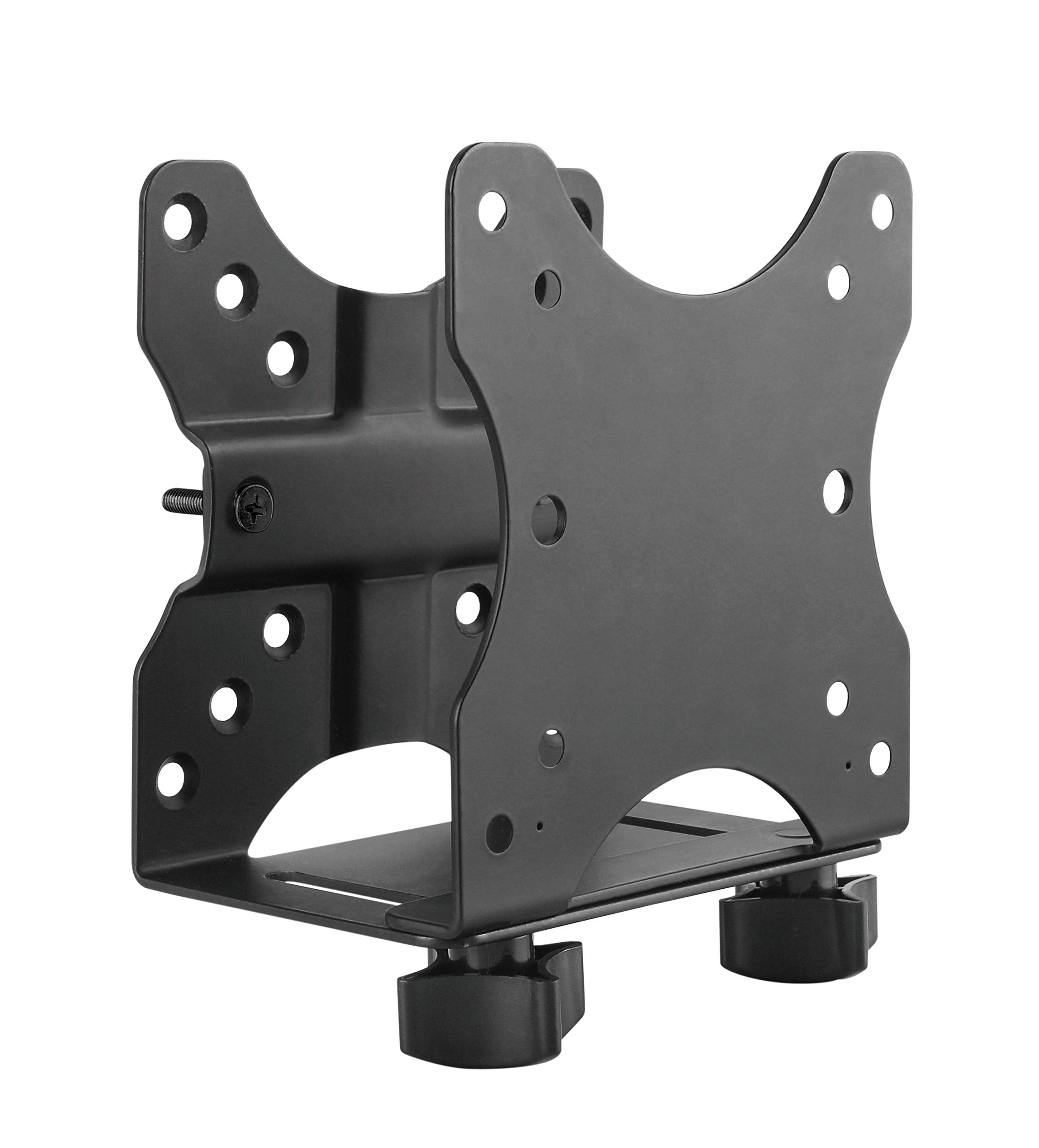 Jin Office Multifunctional Small Cpu Holder Mount | Can Be Mounted Behind Monitor, On Monitor Arm Or Under Desk| Supports Intel 