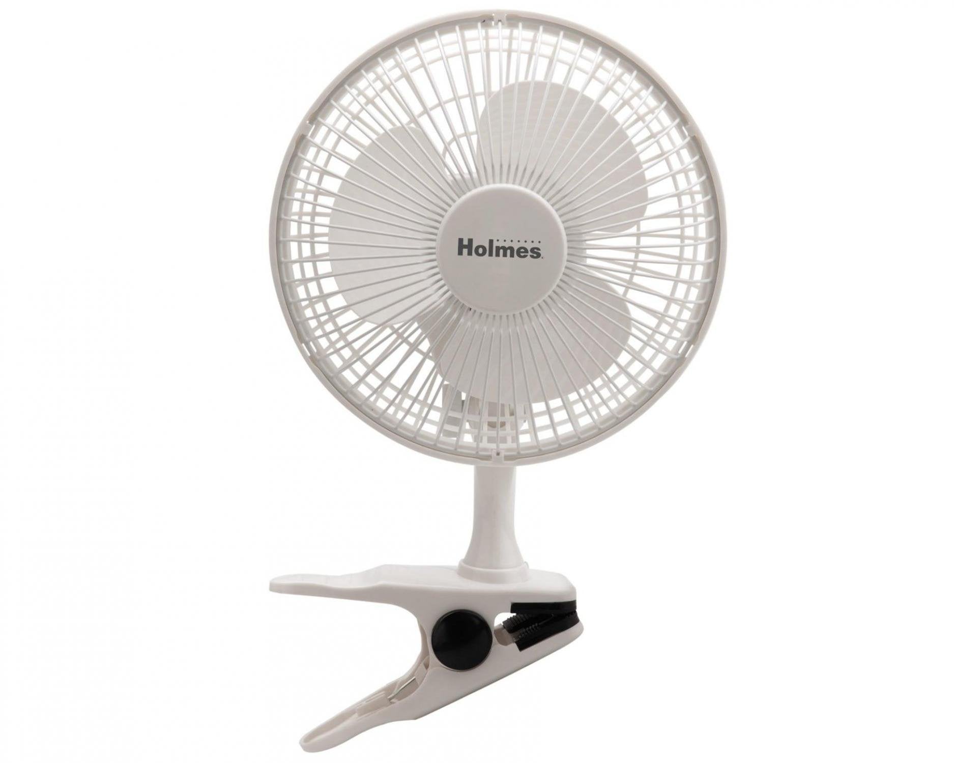 Holmes Convertible Desk & Clip Fan, White Hcf0611A Wm
