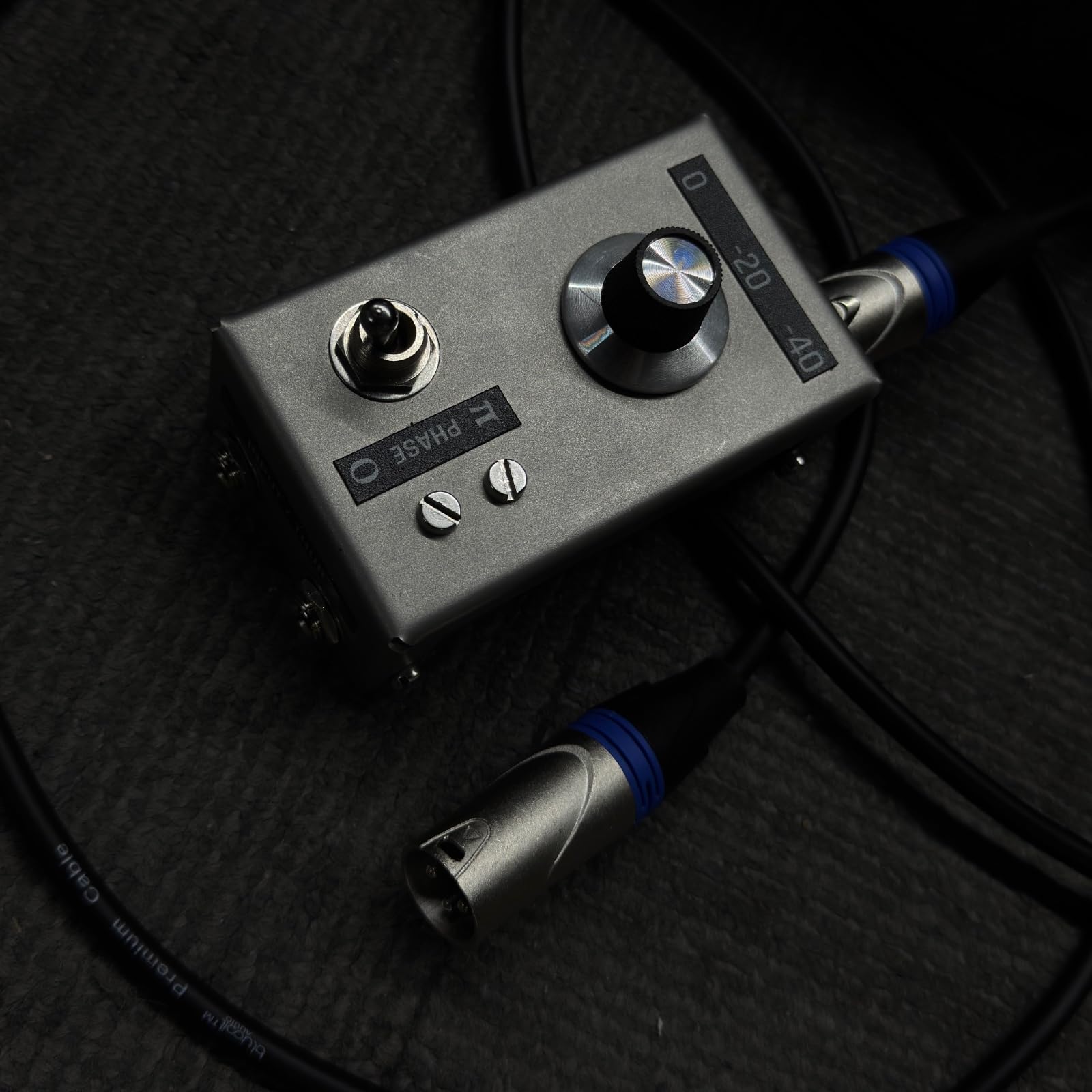 Hand-Made Guitar Effect Pedal High-Performance Di Passive Direct Box Unit Hum Eliminator W/Input Attenuator, 1/4 Impedance Tra