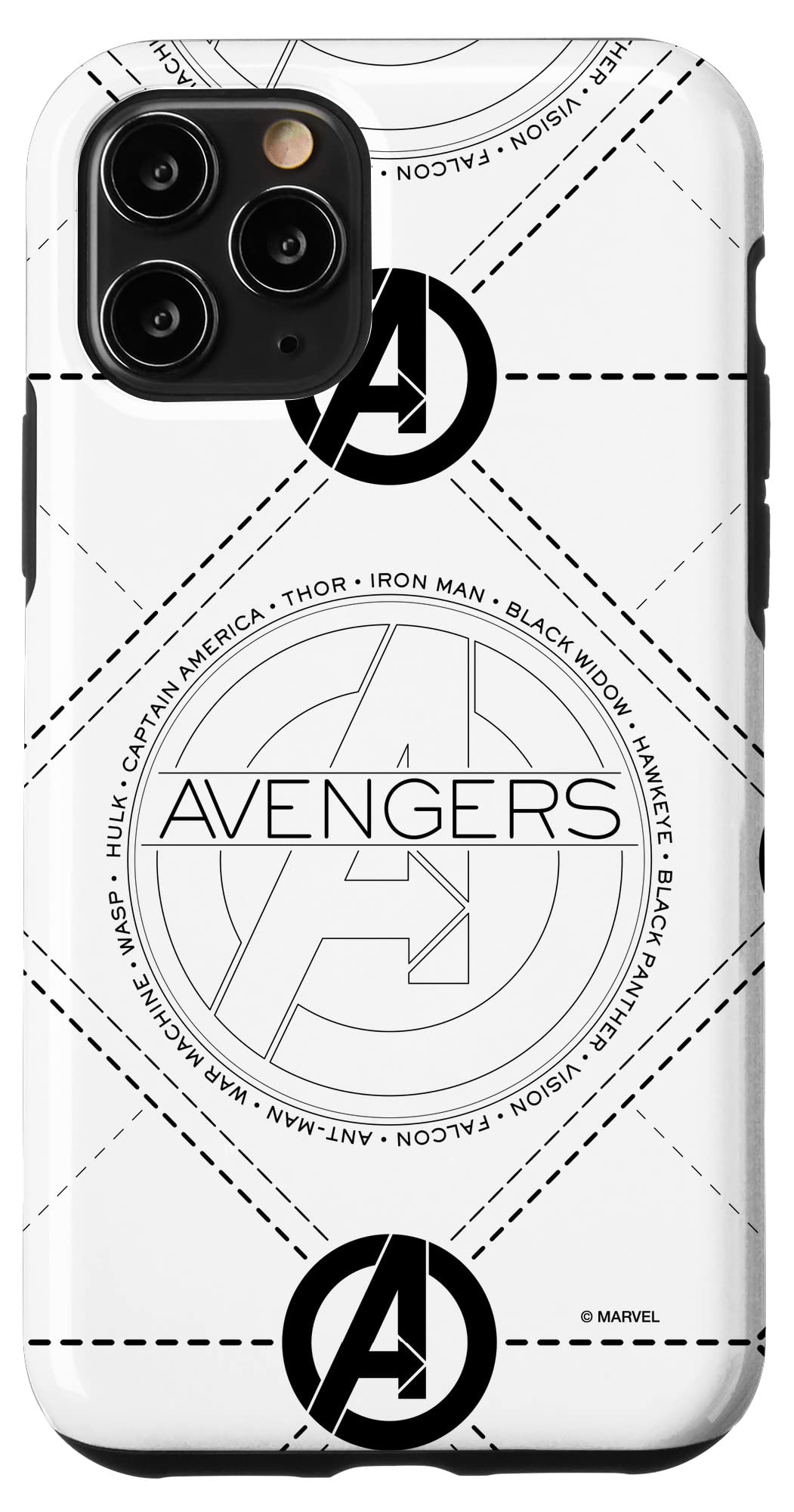 Iphone 11 Pro Marvel Avengers Logo Earth'S Mightiest Heroes Case