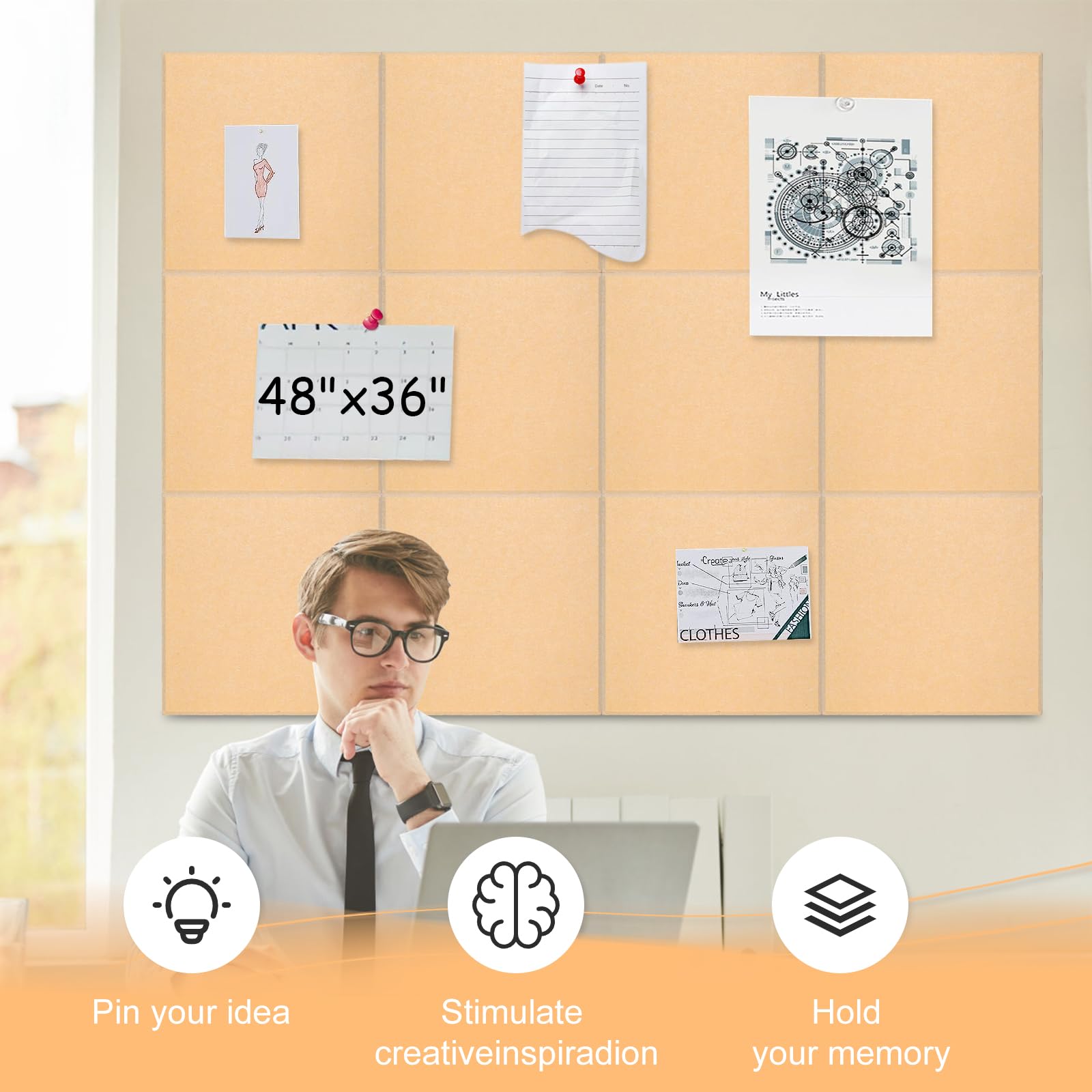 12 Pack Acoustic Panels Soundproof Wall Panels 12''X12''X0.44'' Sound Panels High Density Sound Dampening Panels With Safe Remov