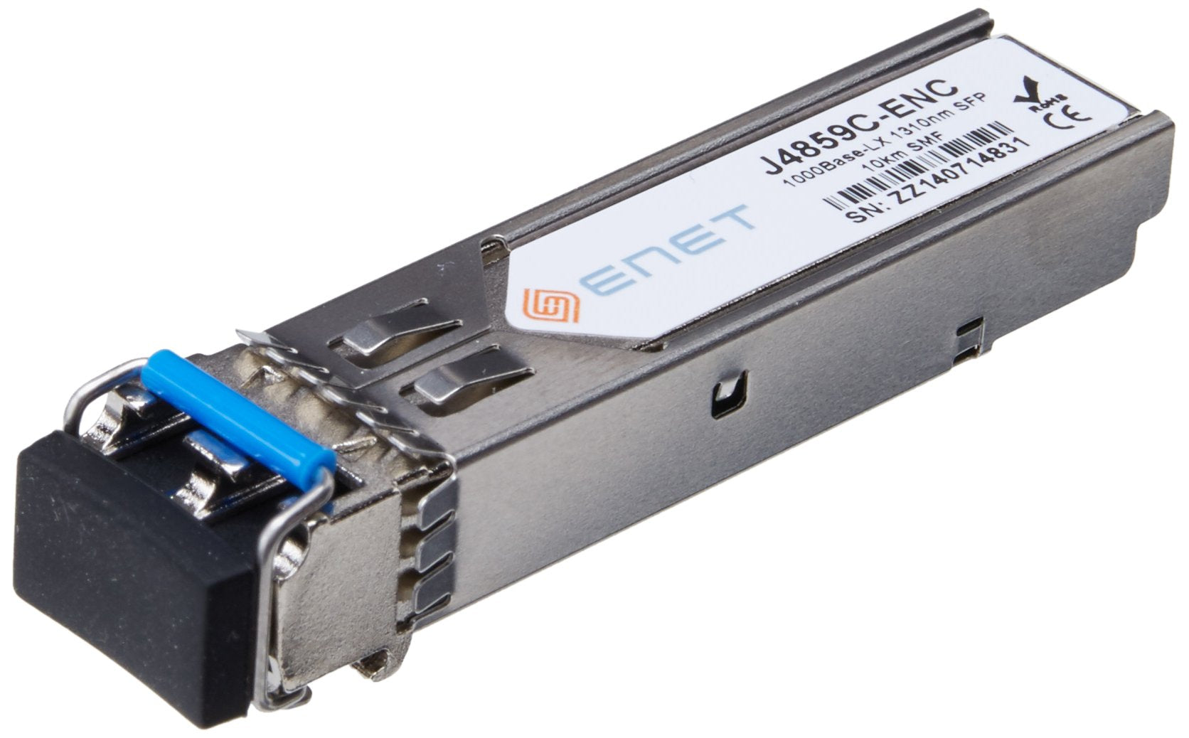 E-Net Components J4859C-ENC SFP (mini-GBIC) Transceiver Module GigE up to 6.2 Miles, Black