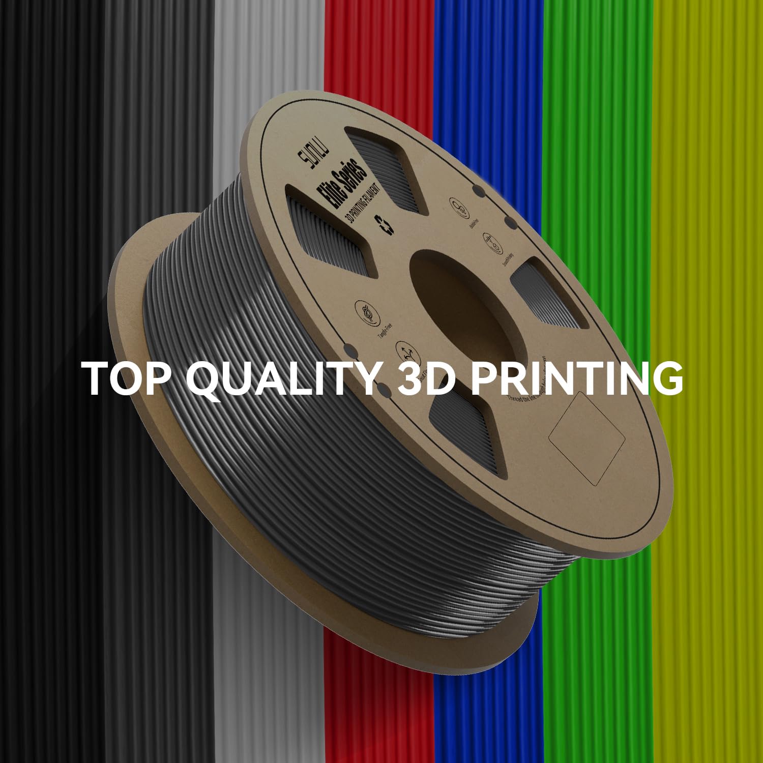 Sunlu Official Elite Petg Filament 1.75Mm   1Kg(2.2Lbs) Strong Petg 3D Printer Filament,1.75Mm Dimensional Accuracy +/  0.02Mm,