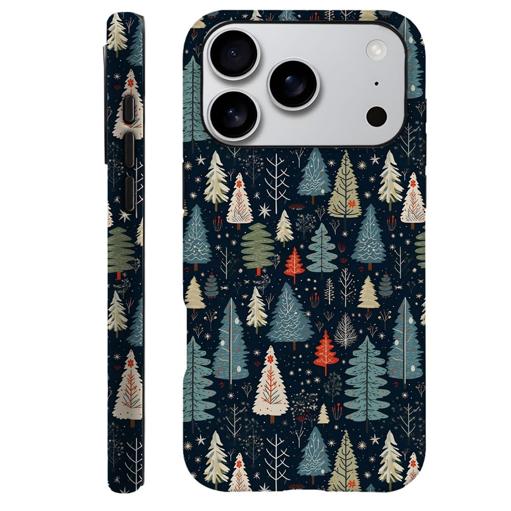 Compatible with iPhone 17 Pro,Durable & Shockproof Phone Case Cover Design - Christmas Tree Aesthetic