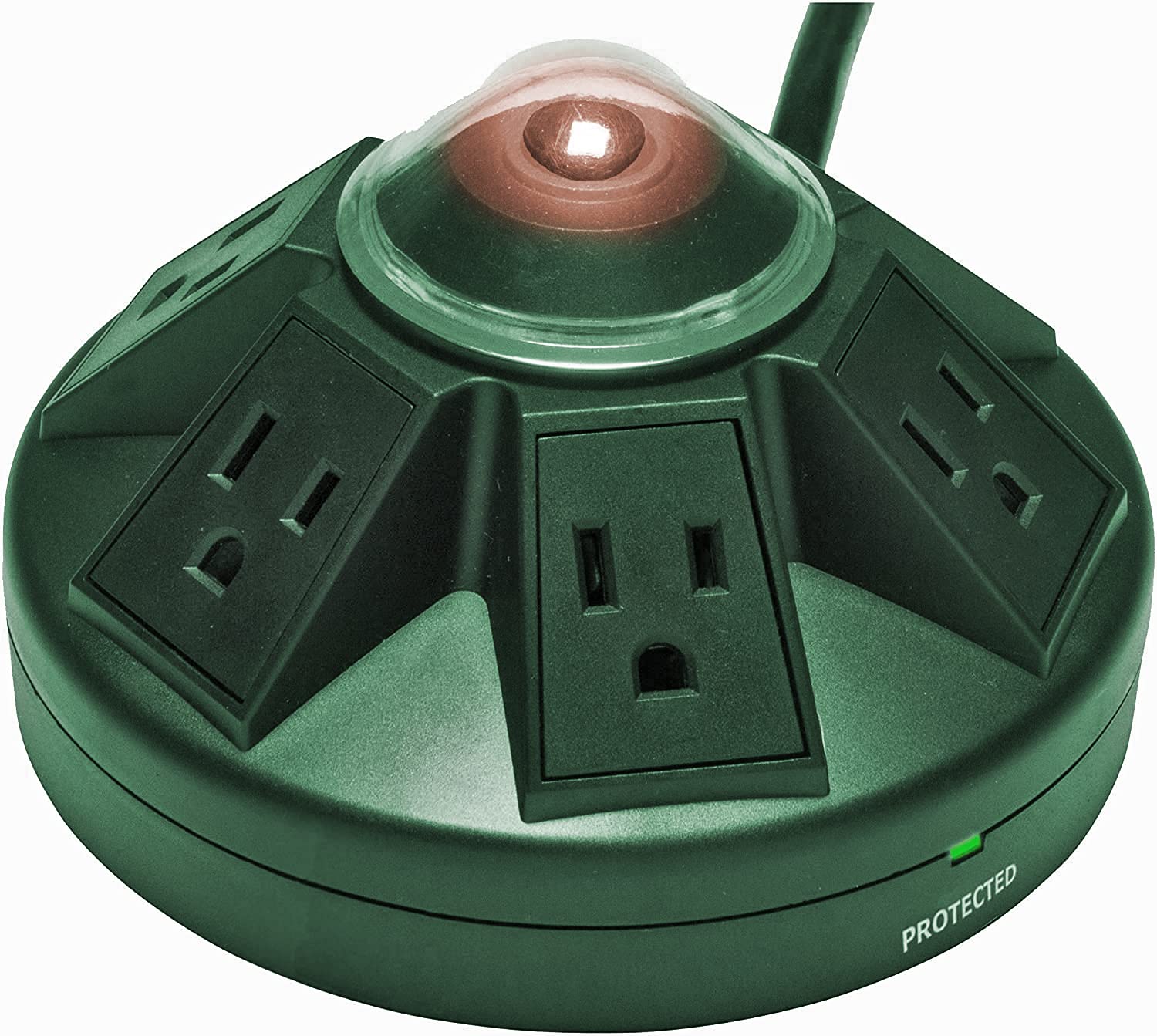Kreative Power E900S311-C1 Powramid Surge Protector, Green