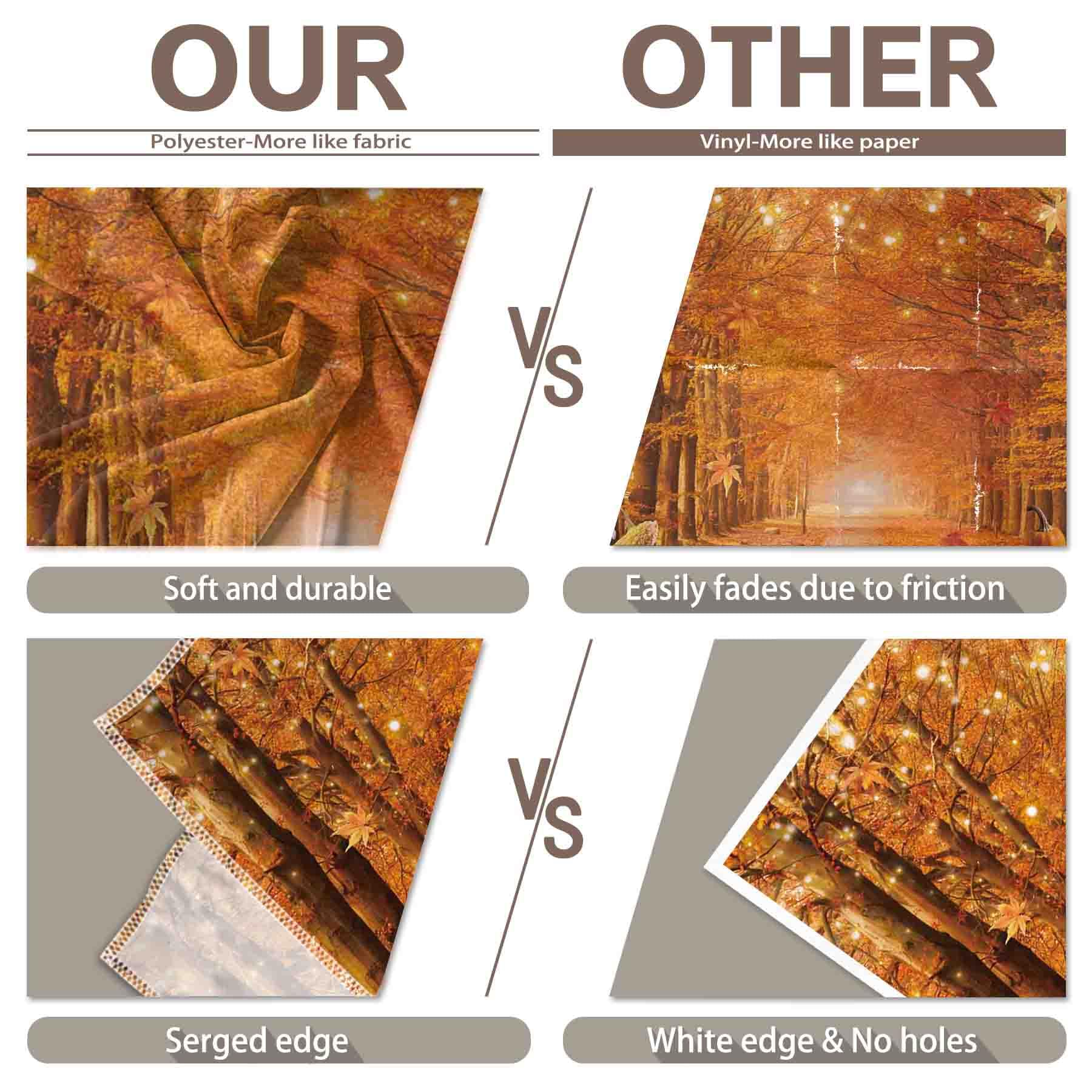 Swepuck 10X8Ft Fall Photography Backdrop Autumn Maple Leaves Pumpkin Friendsgiving Background Thanksgiving Party Supplies Farm H