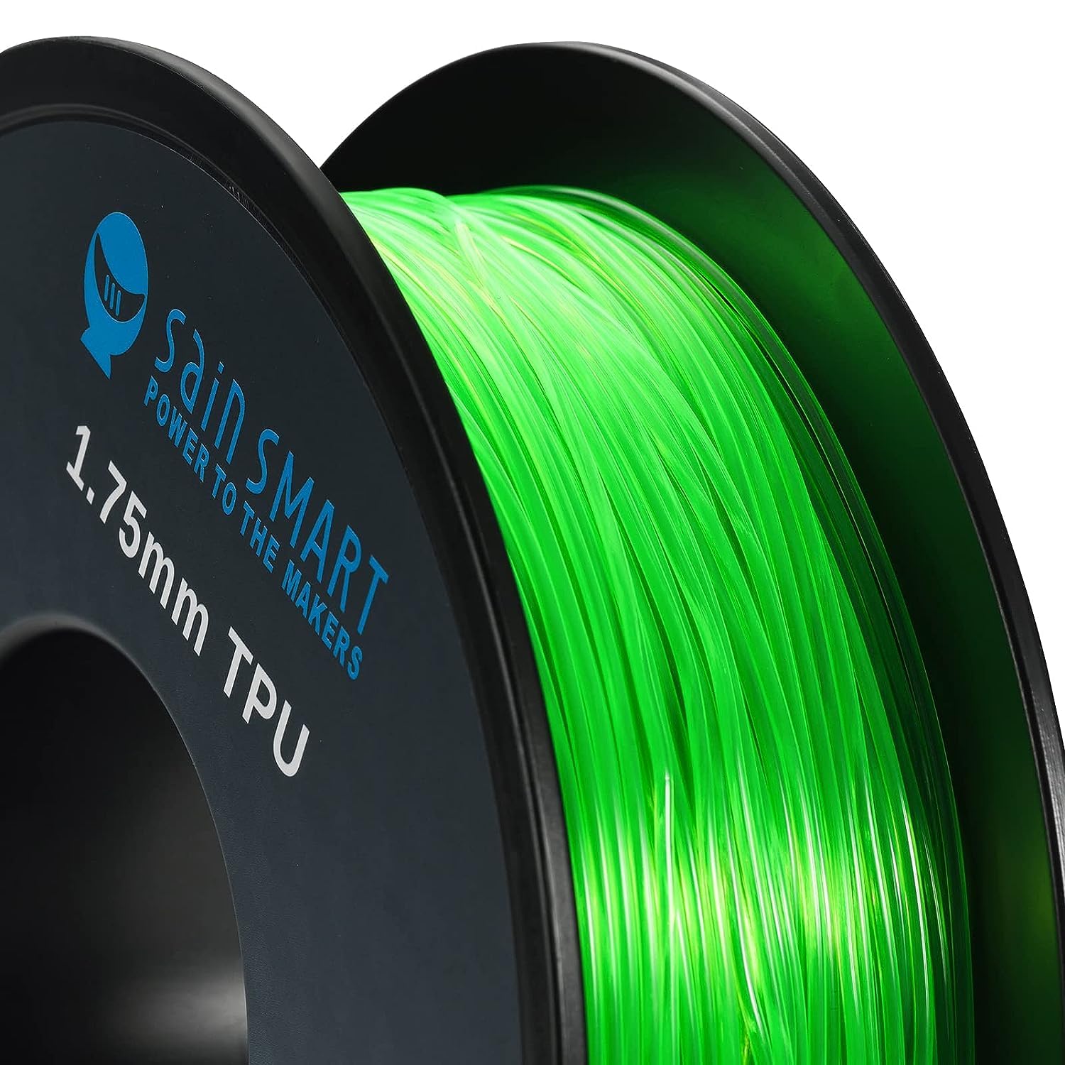 Sainsmart Green Flexible Tpu 3D Printing Filament, 1.75 Mm, 0.8 Kg, Dimensional Accuracy +/  0.05 Mm
