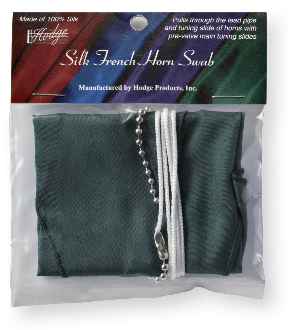 Hodge Silk French Horn Swab   Green