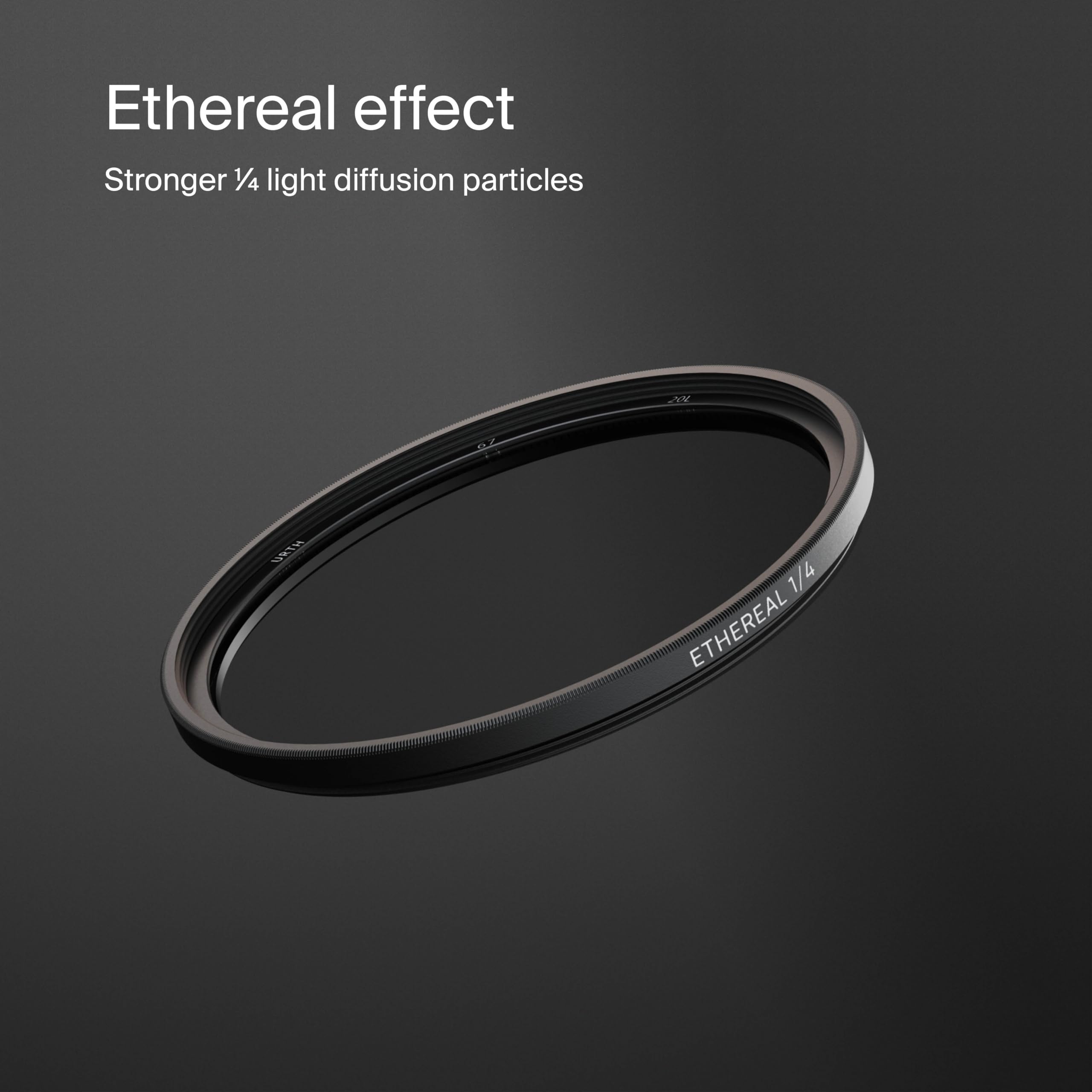 Urth 67Mm Ethereal Black Mist  Diffusion Lens Filter (Plus+)   Cinematic Effect, 20 Layer Nano Coated Black Mist Light Diffusion