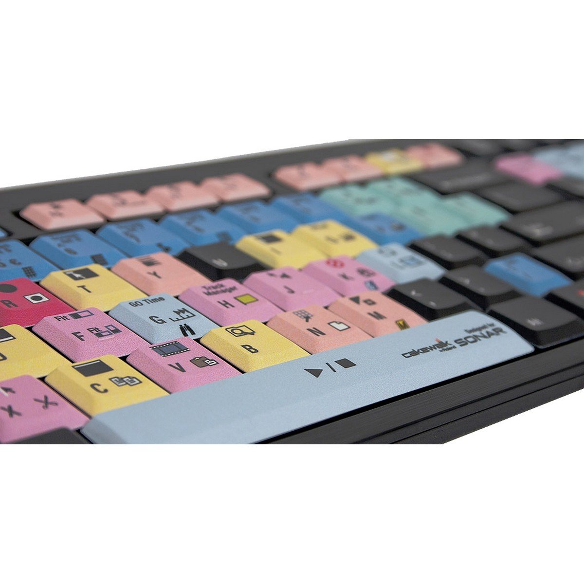 Logickeyboard Pc Keyboard Designed For Cakewalk Sonar Compatible With Windows 7 11   Part: Lkbu Son2 Bjpu Us