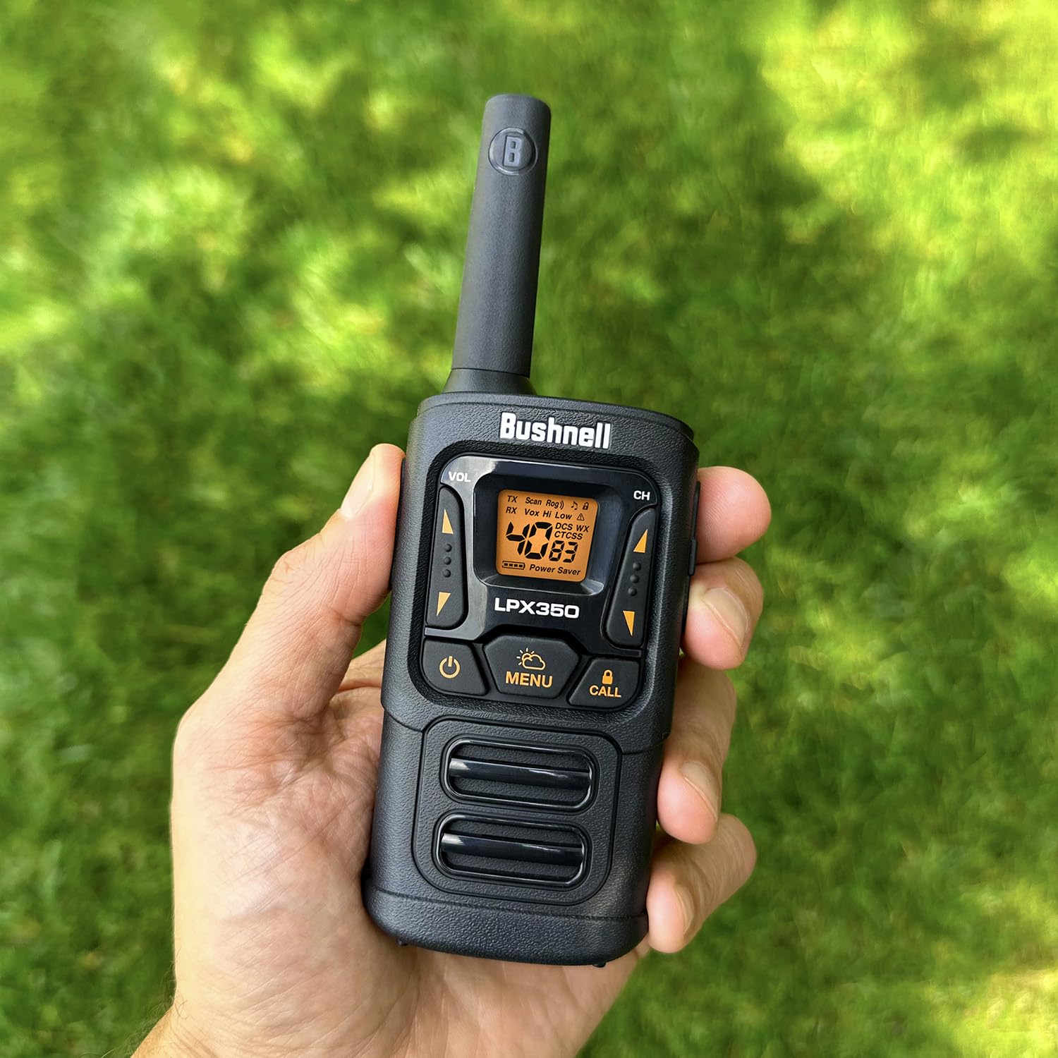 Bushnell Lpx350 Walkie Talkie Radio - Reliable Quality, Rugged Design, 1W Power For 25 Miles Of Range, Two Way Radios Equipped F