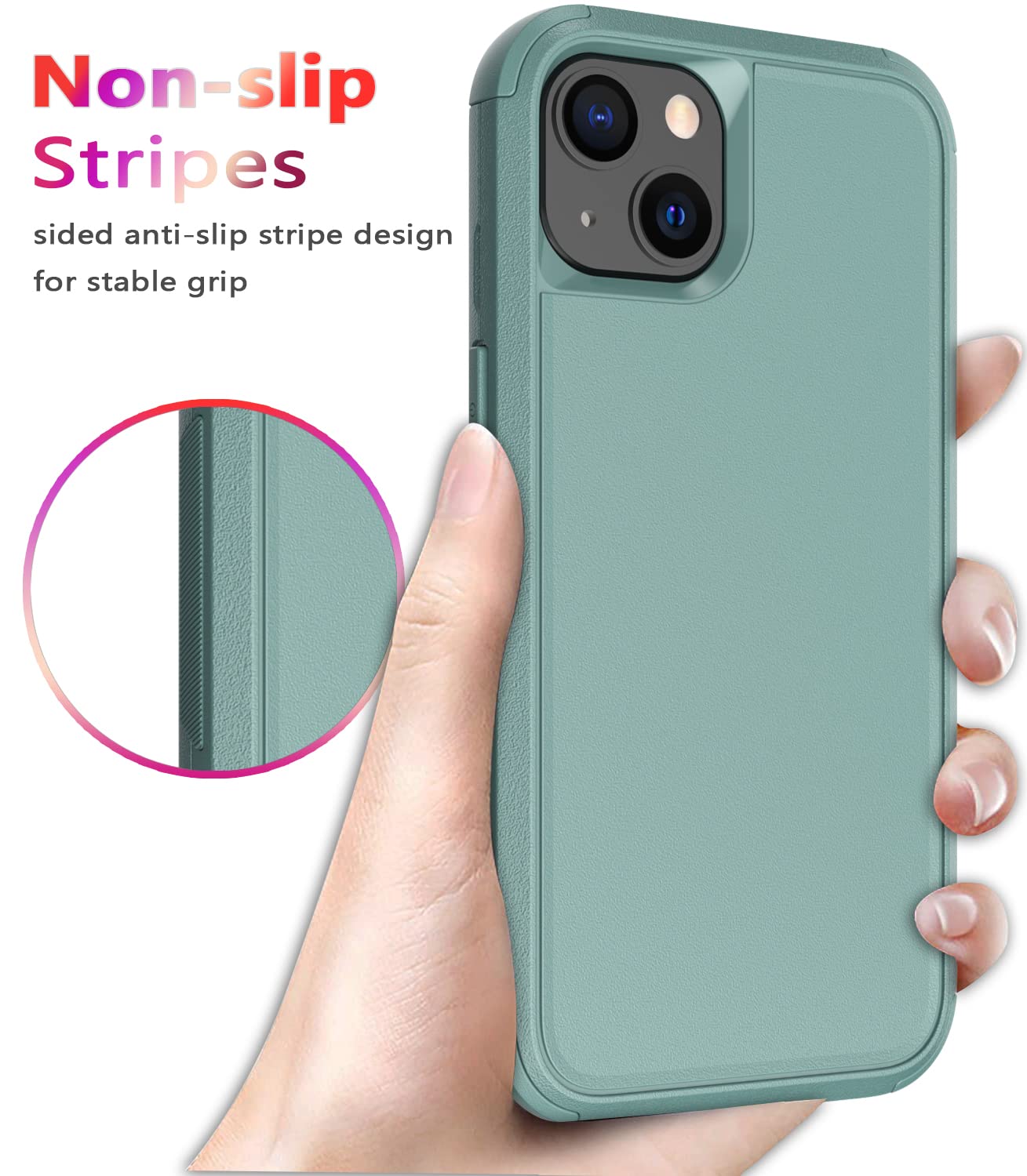 Diverbox For Iphone 13 Case [Shockproof] [Dropproof] [Dust Proof],Heavy Duty Protection Phone Case Cover For Apple Iphone 13 (Pi