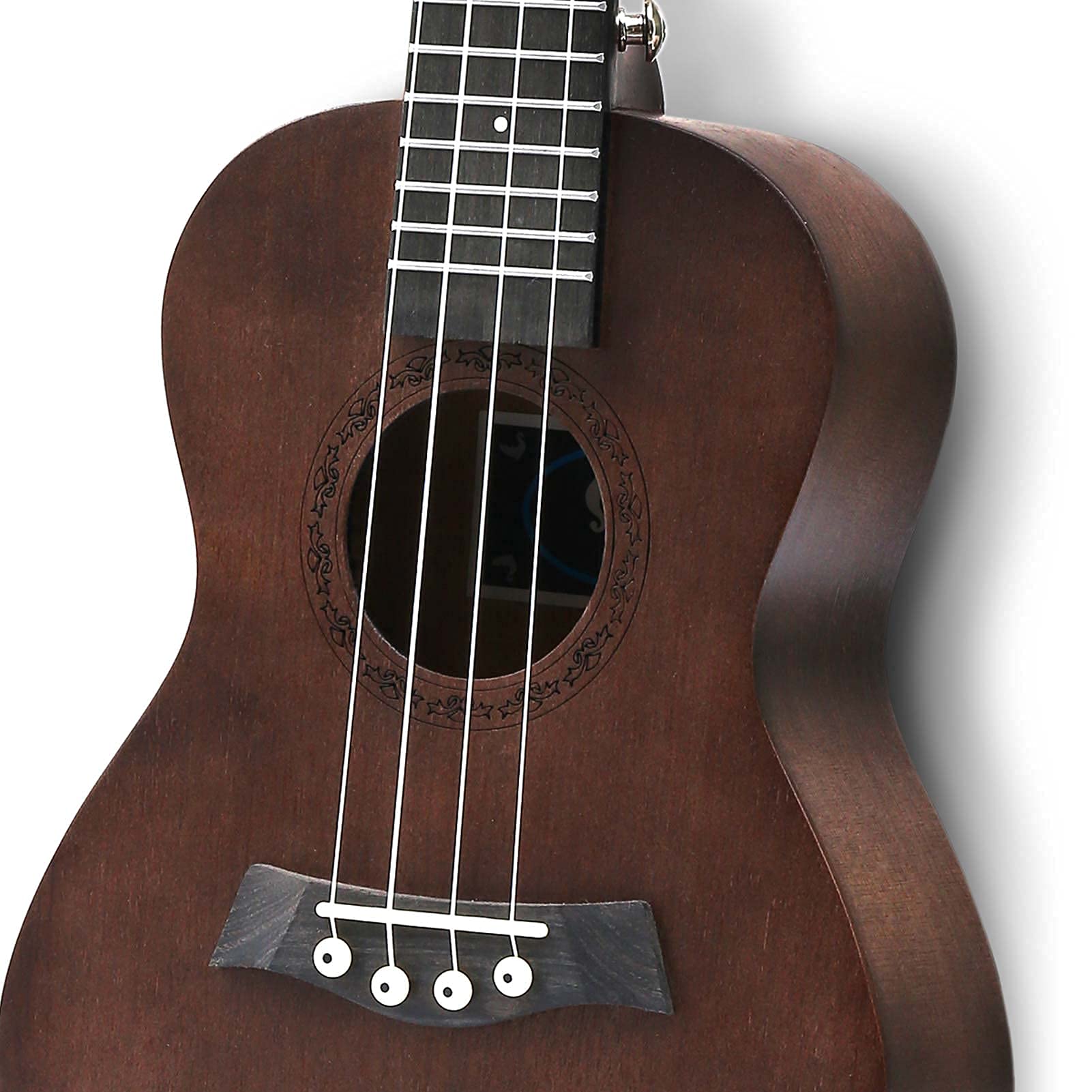 Tenor Ukelele Ukulele Solid Top Mahogany 26 Inch With Ukulele Accessories With Gig Bag,Strap,Nylon String,Trigger Capo,Picks