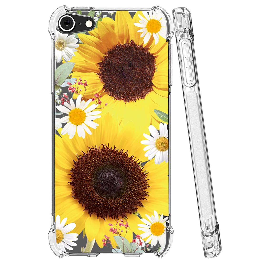 Yodueiv Phone Case For Ipod Touch 7 / Ipod Touch 6 / Ipod Touch 5 Case For Girls Women, Soft Clear Tpu Protective Transparent Ca