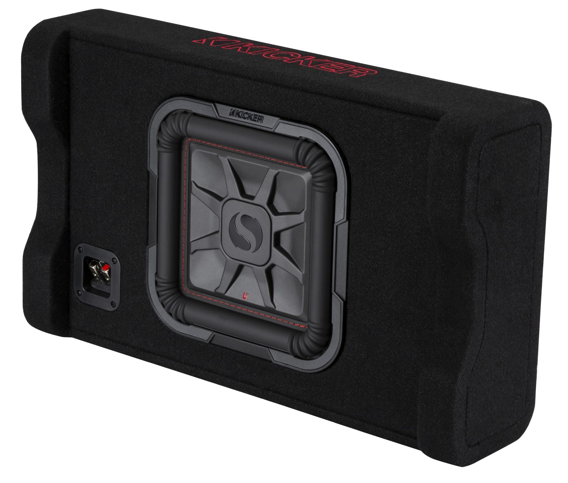 Kicker 49L7Tdf102 Down Firing 10'' L7T 2 Ohm Subwoofer Enclosure, 500 Watts Rms
