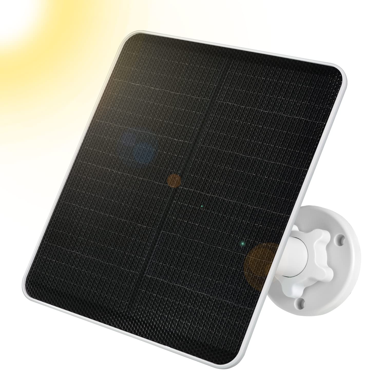 6W Solar Panel For Wyze Cam Outdoor,Compatible With Rechargeable Battery Powered Surveillance Camera, Micro Usb Solar Panel For