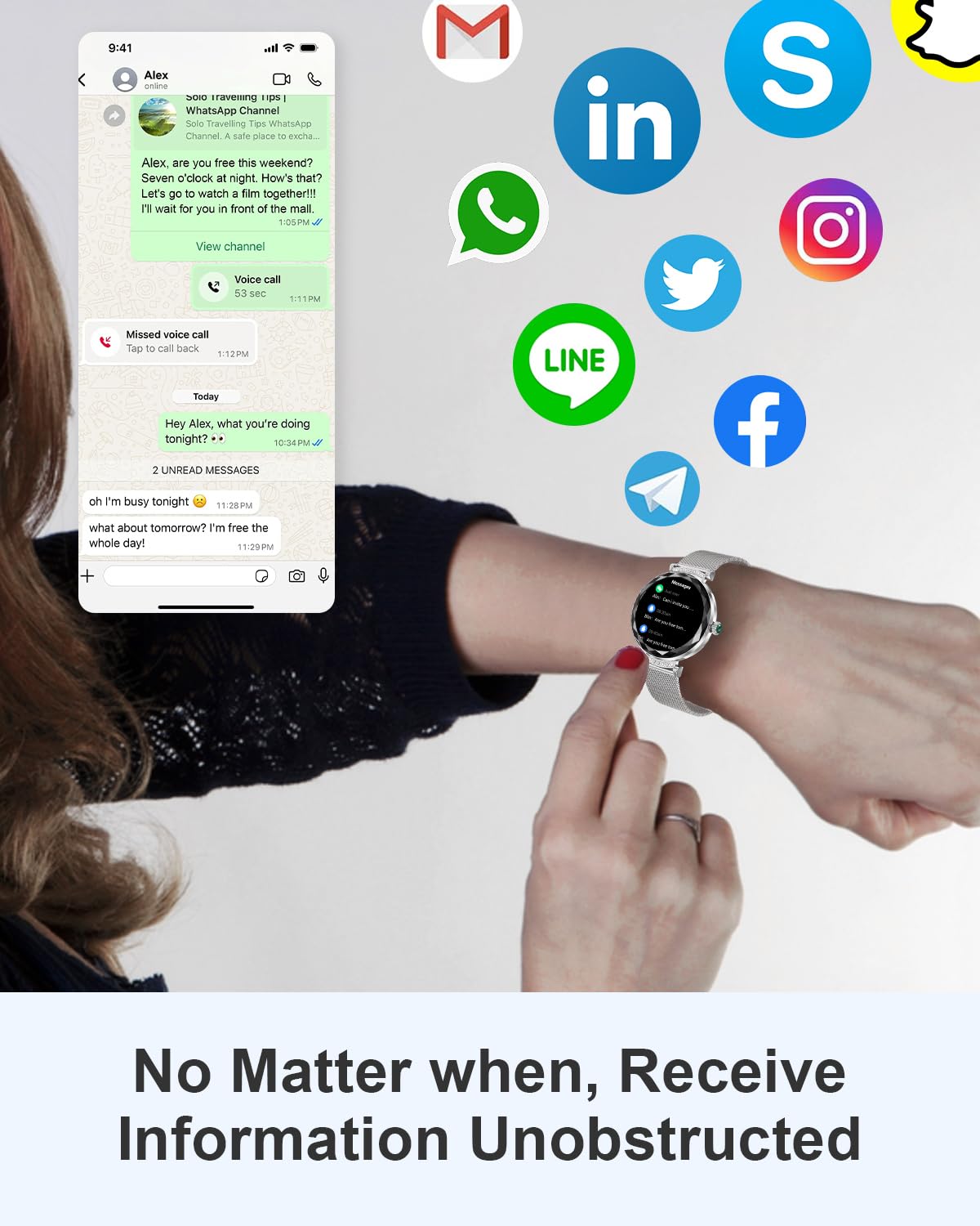 Smart Watch (Answer/Make Calls), 1.19 '' Smart Watches For Women 110+ Sports Modes Fitness Tracker With Blood Pressure/Heart Rat