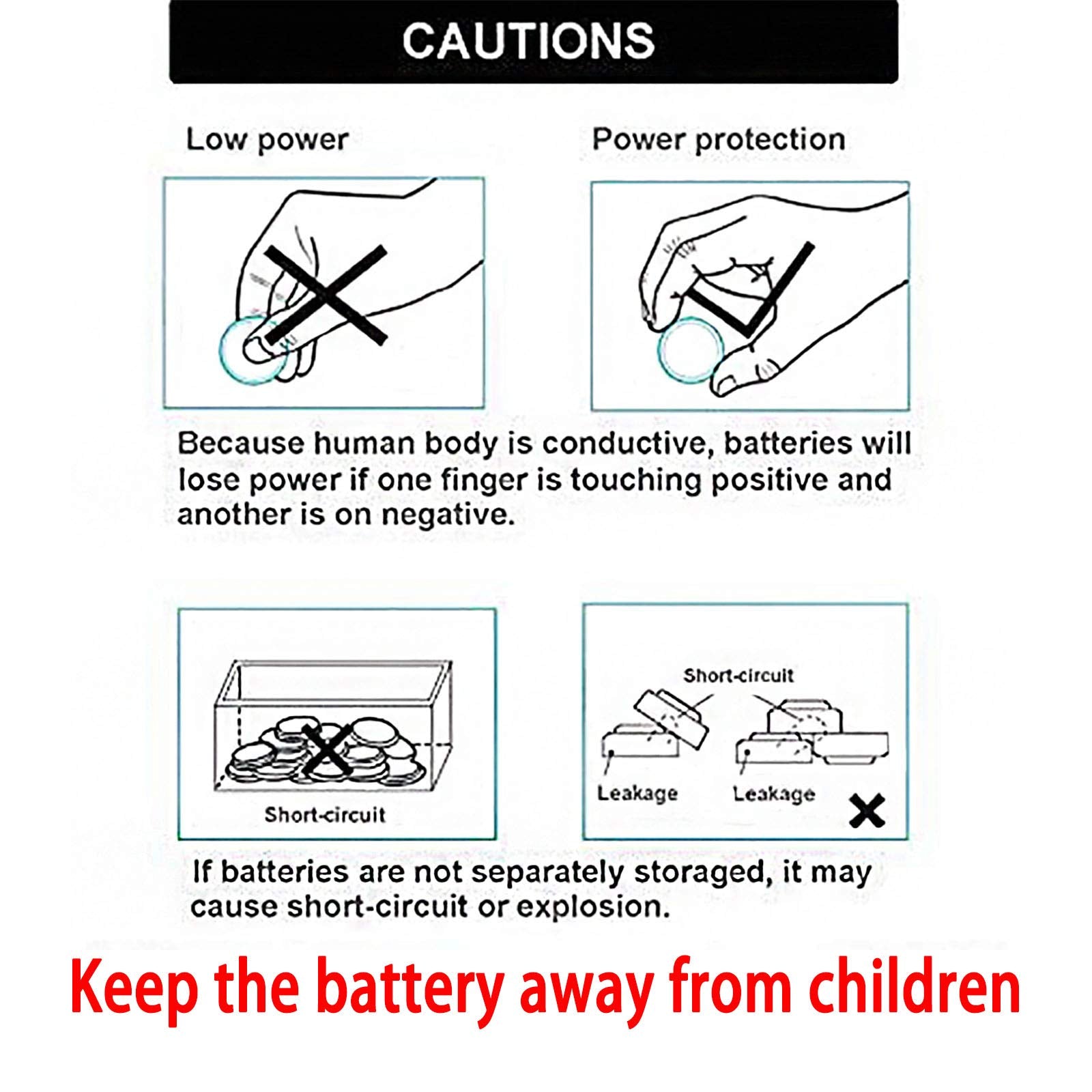 Kaponsec 10 Pack Sr621Sw 364 363 Lr621 164 Ag1 1.5V Button Cell Watch Battery