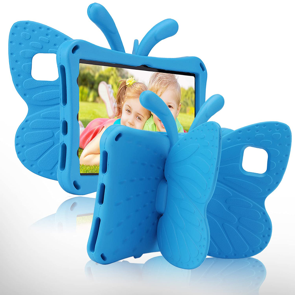 Simicoo Fire Hd 10 Kids Tablet 11Th Gen 2021 2023 Case 10.1 Cute Butterfly Kids Pro Case With Stand Light Weight Eva Rugged Shoc