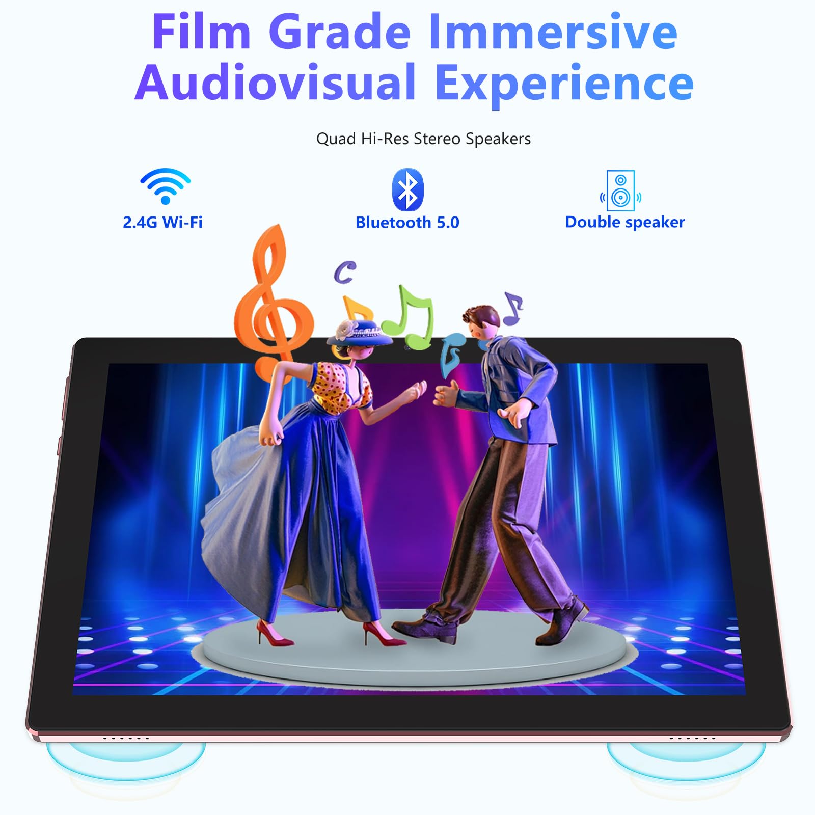 10 Inch Android 13 Tablet, 10Gb Ram+64Gb Rom Tablet, 2 In 1 Tablets With Keyboard Case Mouse Stylus, 1.8Ghz Quad Core Processor